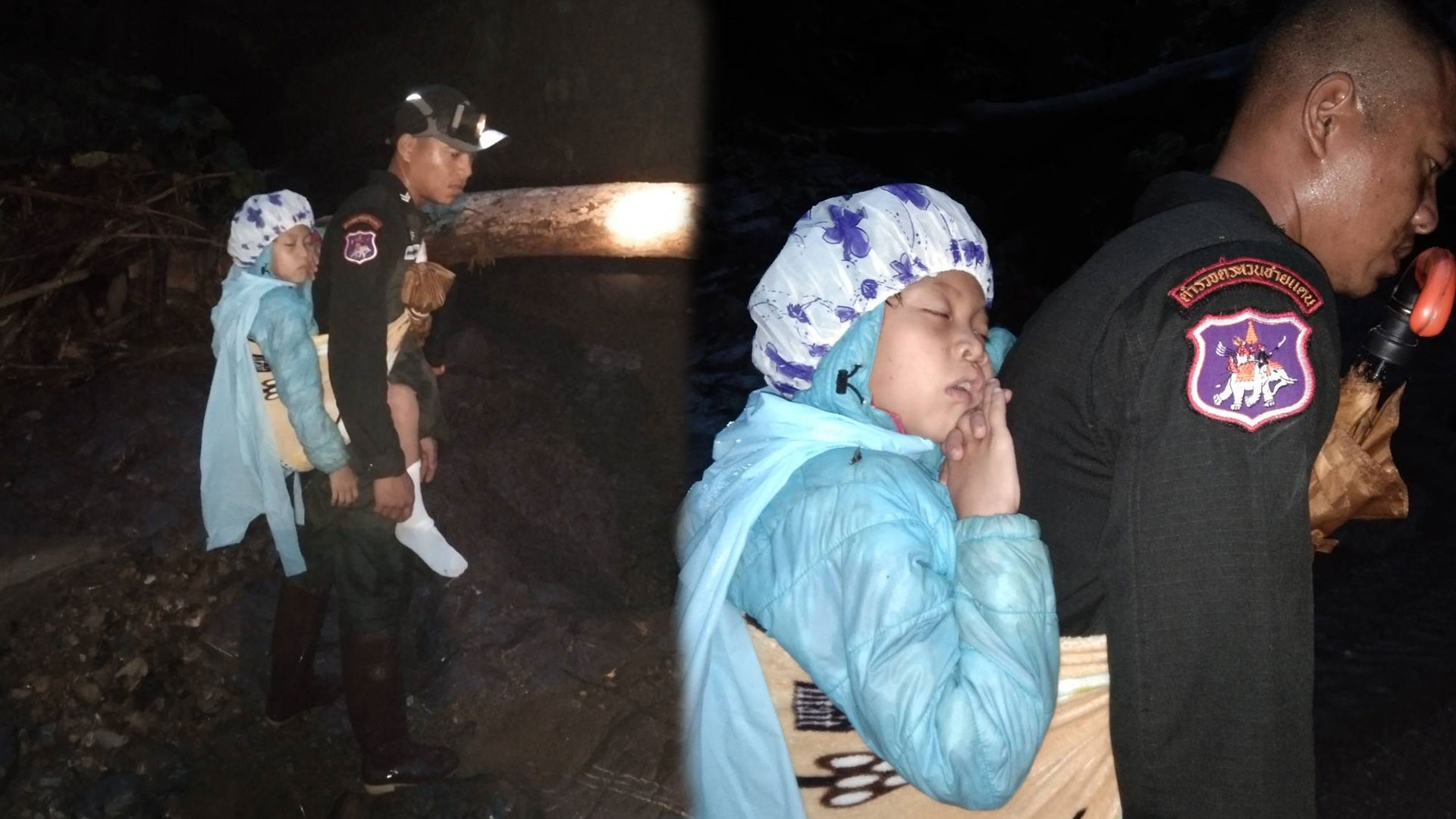 ตชด.ผู้เสียสละ เดินแบกนักเรียนหอบหืดกำเริบส่งโรงพยาบาล จ.แม่ฮ่องสอน 1 d