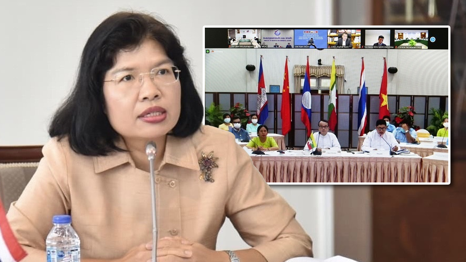 ไทยถกกลุ่มแม่โขง-ล้านช้าง ทำแผนพัฒนา 5 ปี เชื่อมโยงกิจกรรมทางเศรษฐกิจข้ามพรมแดน สินค้าเกษตร- สิ่งทอ- ท่องเที่ยว 1 รวม