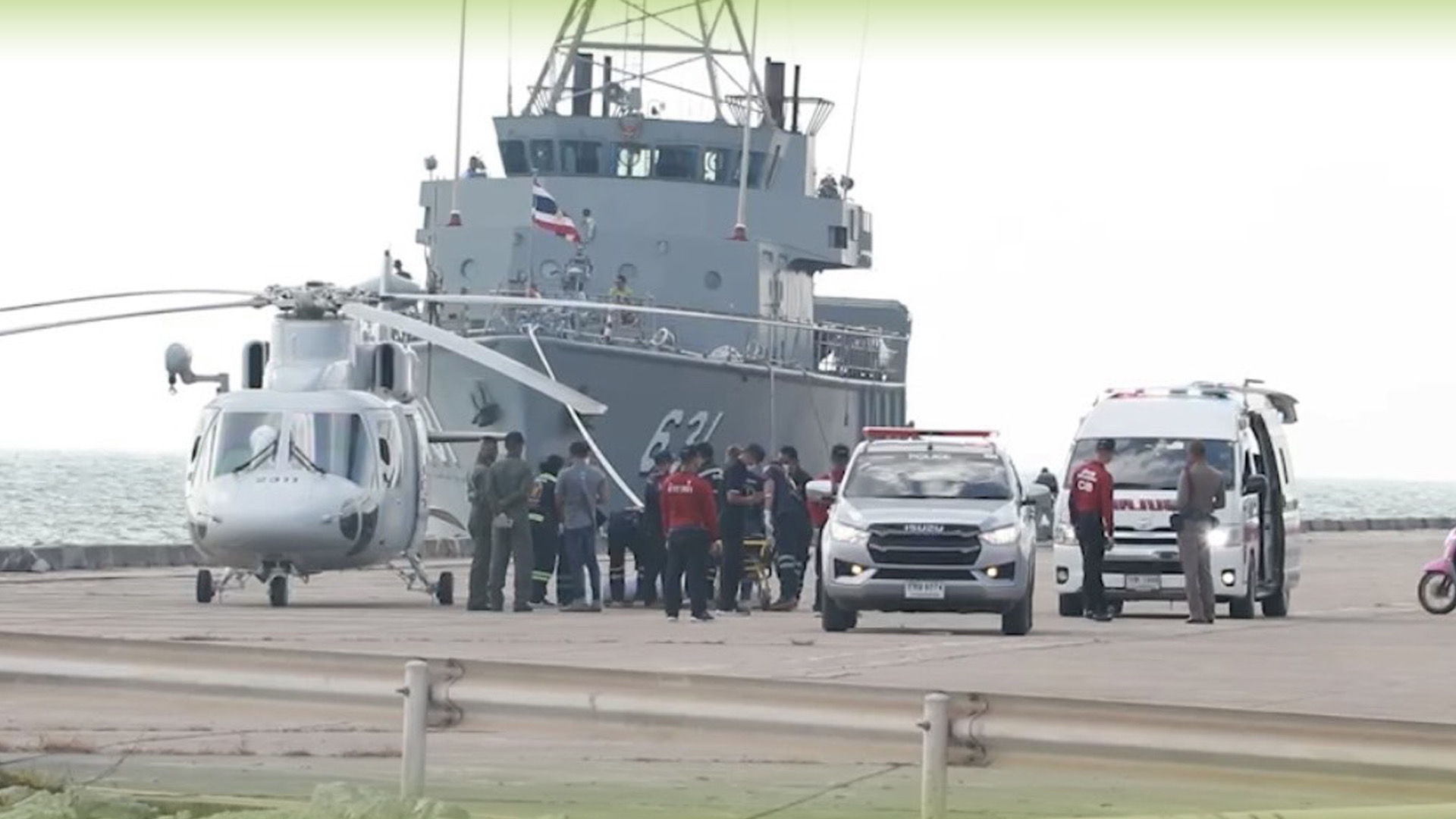 โฆษก ทร.เผยพบร่างผู้เสียชีวิต 1 รายเร่งปูพรมค้นหากำลังพลเรือหลวงสุโขทัยทั้งผิวน้ำและใต้น้ำ ล่าสุดมีรายงานพบเพิ่มอีกอย่างน้อย 3 ศพ 1 0F4C59C4 DE6B 4D04 B469 6B762D5234C6