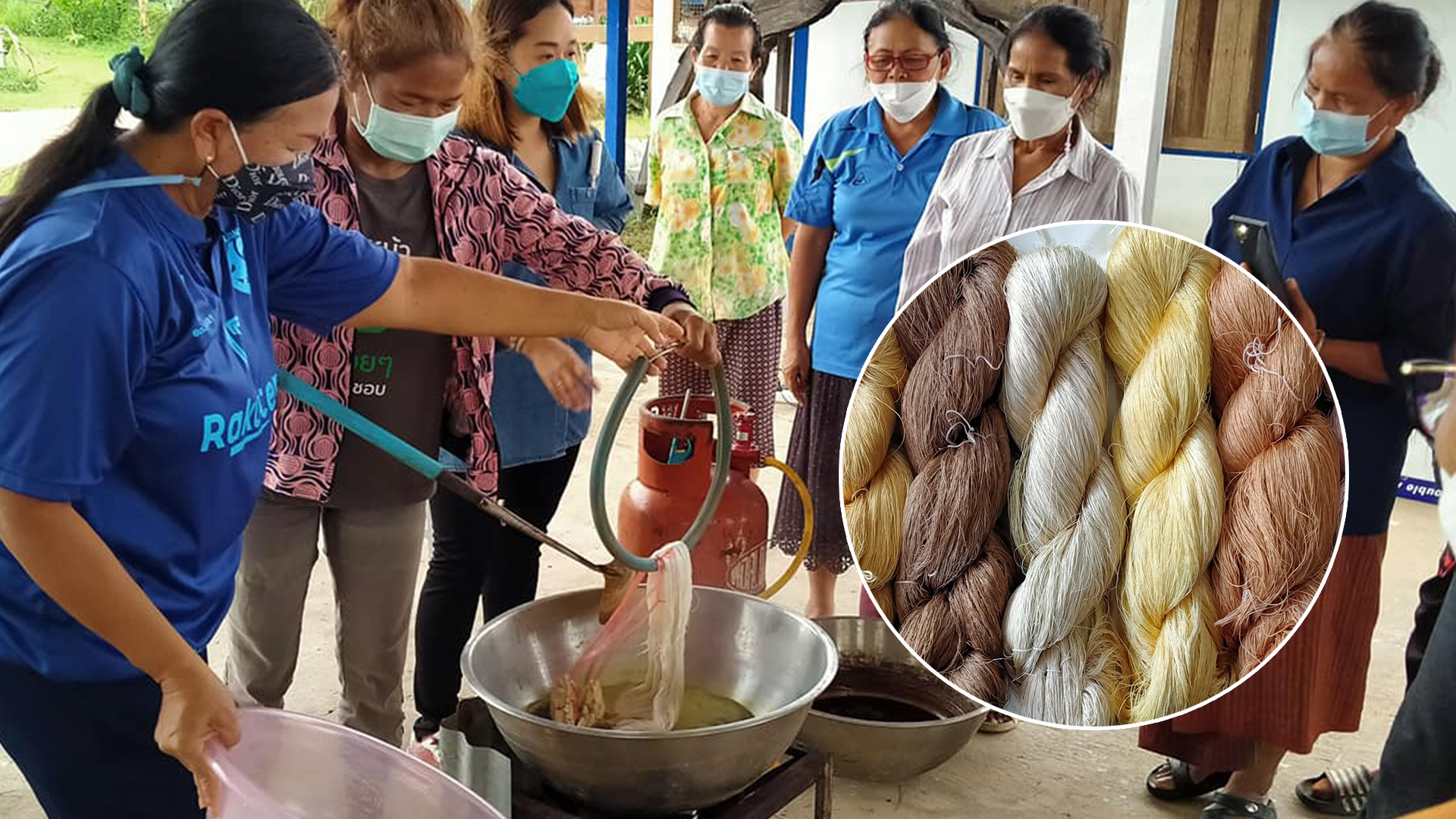 วช.ชูนวัตกรรมผ้าไหมถิ่นอีสานเพิ่มมูลค่าผ้ามัดหมี่ทอมือ ส่งเสริมผลิตภัณฑ์ชุมชน 1 ผ้ามัดหมี่ทอมือ3