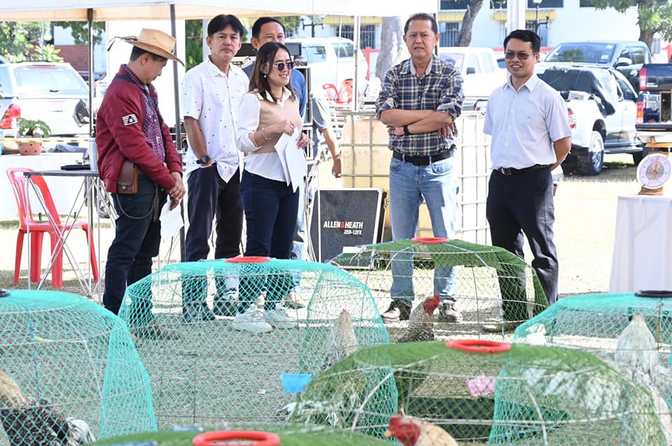 รมว.เกษตรฯธรรมนัส มอบรางวัลประกวดไก่พื้นเมืองสวยงาม งานมหกรรมสินค้าเกษตรมูลค่าสูง ครั้งที่ 1 ภายใต้งานมหกรรมการเกษตรและท่องเที่ยวถนนสายดอกไม้งามริมกว๊านพะเยา 6 415865241 683672643875666 8790752967895688241 n