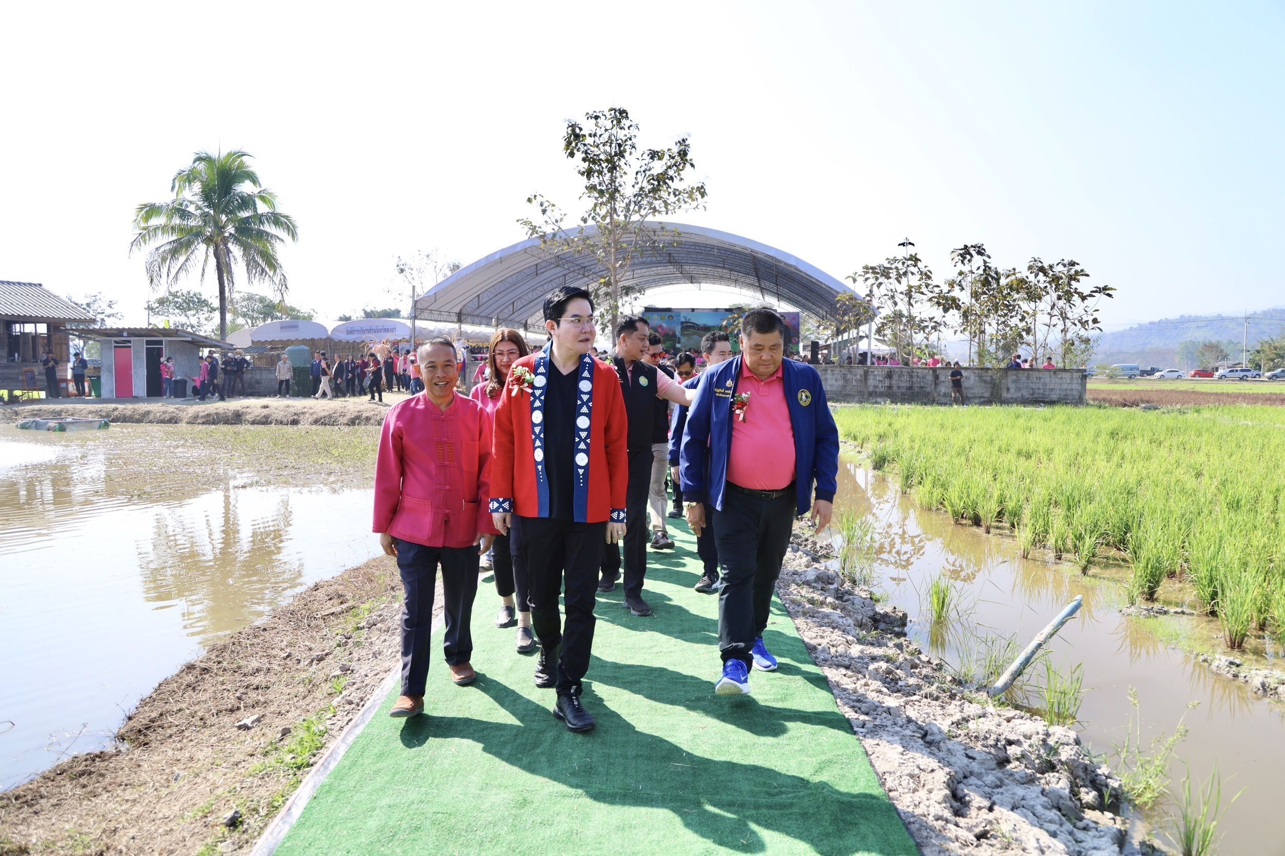 รมช.เกษตรฯเปิดงานรณรงค์การถ่ายทอดเทคโนโลยี เพิ่มศักยภาพการผลิตข้าวสู่สินค้าเกษตรมูลค่าสูง พร้อมเปิดจุดเช็คอินใหม่ 'แปลงข้าวหลากสี' แหล่งท่องเที่ยวเชิงเกษตรอีกแห่งหนึ่งของจังหวัดพะเยา 8 1141751