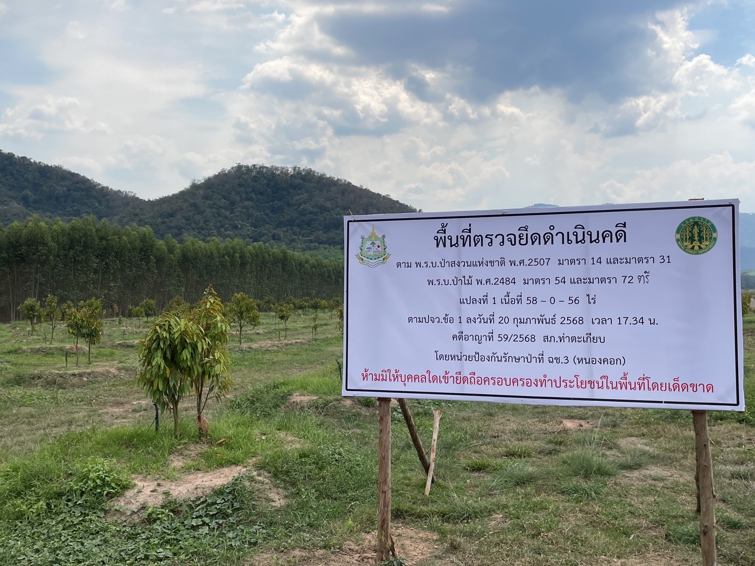 ลามไม่หยุด พบ ที่ คทช. ตกอยู่ในมือทุนจีน ทำสวนทุเรียน อ.ท่าตะเกียบ จ.ฉะเชิงเทรา ปรากฏชื่อ คนจันท์-ตราด ถือครอง แต่เจ้าตัวปฏิเสธ ไม่ได้ขอใช้สิทธิ์ 6 S 119734291