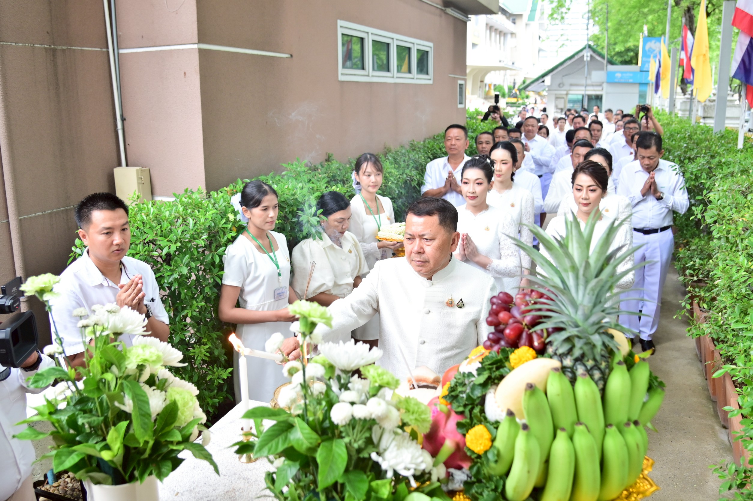 ก.เกษตรฯ จัดพิธีบวงสรวงบูรพกษัตริย์ องค์พระพิรุณทรงนาค และสิ่งศักดิ์สิทธิ์ประจำกระทรวงฯ เพื่อความเป็นสิริมงคล ก่อนงานพระราชพิธีพืชมงคลจรดพระนังคัลแรกนาขวัญ ประจำปี 2568 5 15