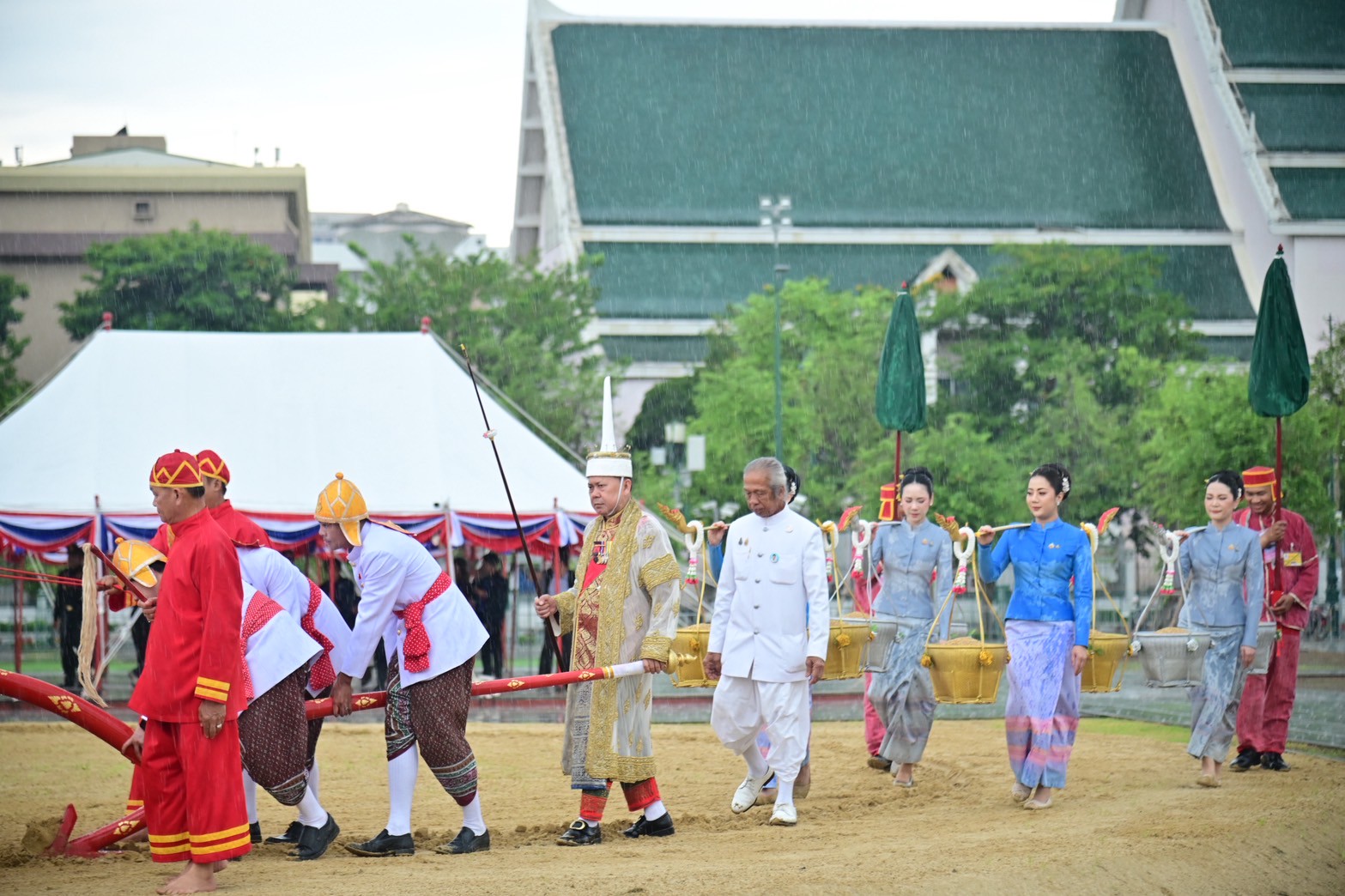 กระทรวงเกษตรและสหกรณ์ จัดซ้อมใหญ่ “พระราชพิธีพืชมงคลฯ” ประจำปี 2568 ณ มณฑลพิธีท้องสนามหลวง 15 32
