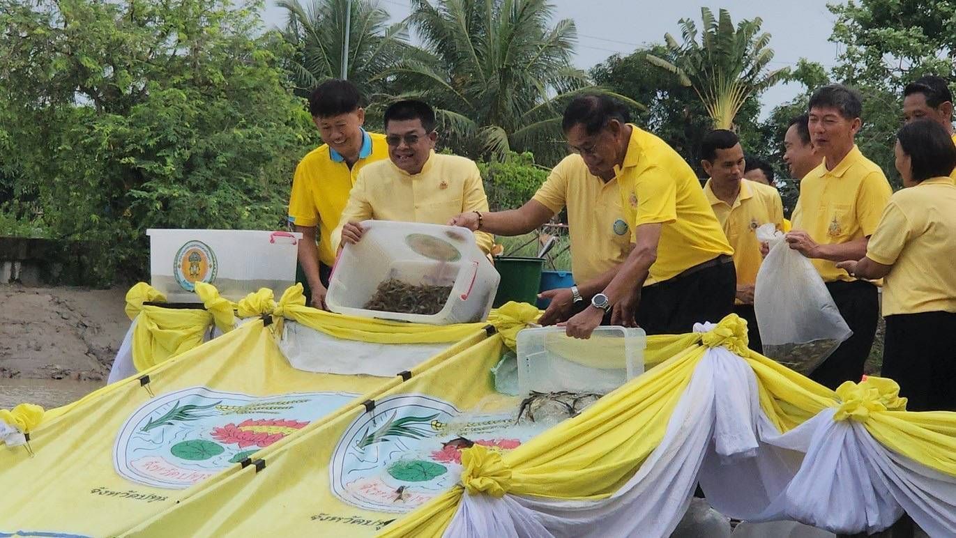 กรมประมง จับมือ อบจ.ปทุมธานี ปล่อยพันธุ์สัตว์น้ำกว่า 5 แสนตัว ลงคลอง 13 หนองเสือเพิ่มประชากรสัตว์น้ำในแหล่งน้ำธรรมชาติควบคู่ไปกับกระตุ้นเศรษฐกิจฐานรากของจังหวัดปทุมธานีภายใต้ MOU ยกระดับการพัฒนาภาคการเกษตรในระดับพื้นที่ 6 447771