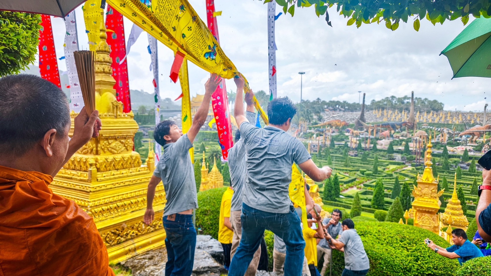 สวนนงนุชพัทยา ร่วมเฉลิมฉลองสายสัมพันธ์ไทย–ภูฏาน ด้วยธงมนตรารูปแบบใหม่ 5 S 4416707