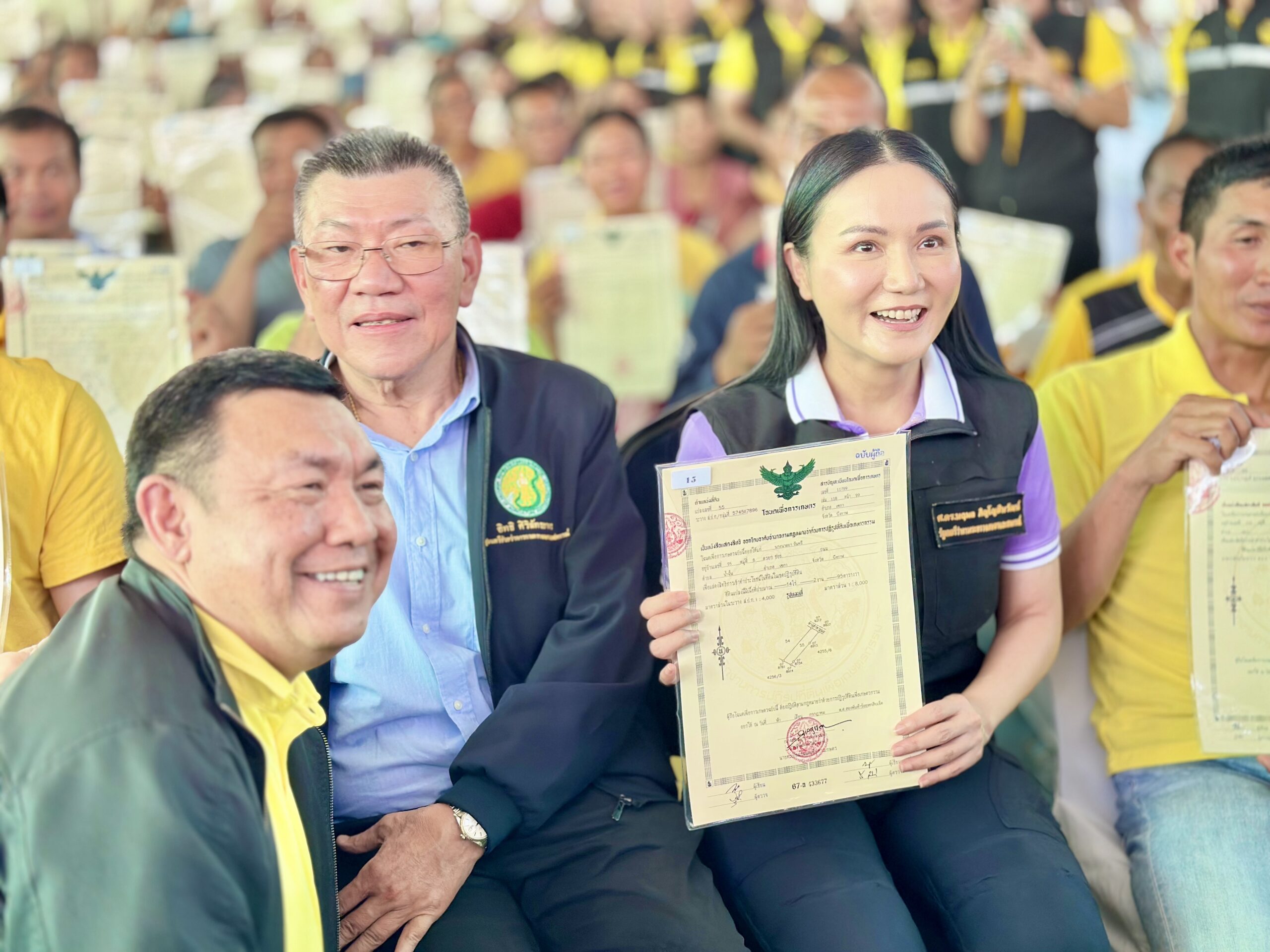 “รมว.นฤมล” โชว์ตัวเลขมอบโฉนดเกษตรครึ่งปี 68 แจกแล้ว 5.78 ล้านไร่ เดินหน้าเต็มสูบเพื่อเกษตรกร มั่นใจ ปีนี้ครบ 17 ล้านไร่ ตามเป้า 3 9C8F3F2A D441 4CCD 9139 8FE47FC159C5 scaled