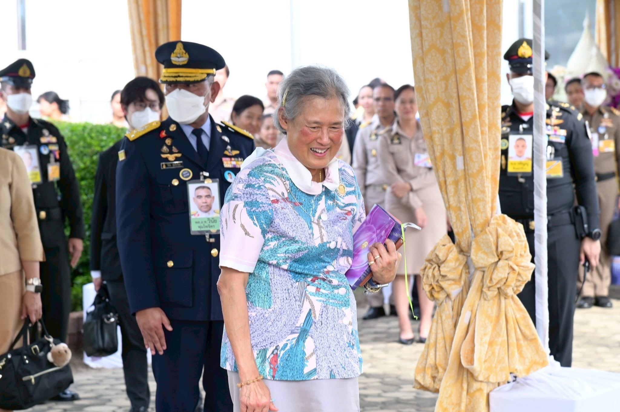 สมเด็จพระกนิษฐาธิราชเจ้า กรมสมเด็จพระเทพรัตนราชสุดา ฯ สยามบรมราชกุมารี เสด็จพระราชดำเนินไปทรงเปิดงาน วันข้าวและชาวนาแห่งชาติ ประจำปี 2568 2 S 14041091
