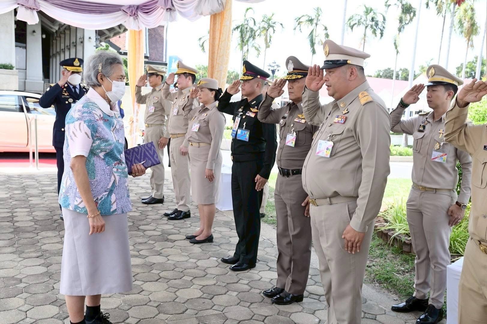สมเด็จพระกนิษฐาธิราชเจ้า กรมสมเด็จพระเทพรัตนราชสุดา ฯ สยามบรมราชกุมารี เสด็จพระราชดำเนินไปทรงเปิดงาน วันข้าวและชาวนาแห่งชาติ ประจำปี 2568 5 S 14041095