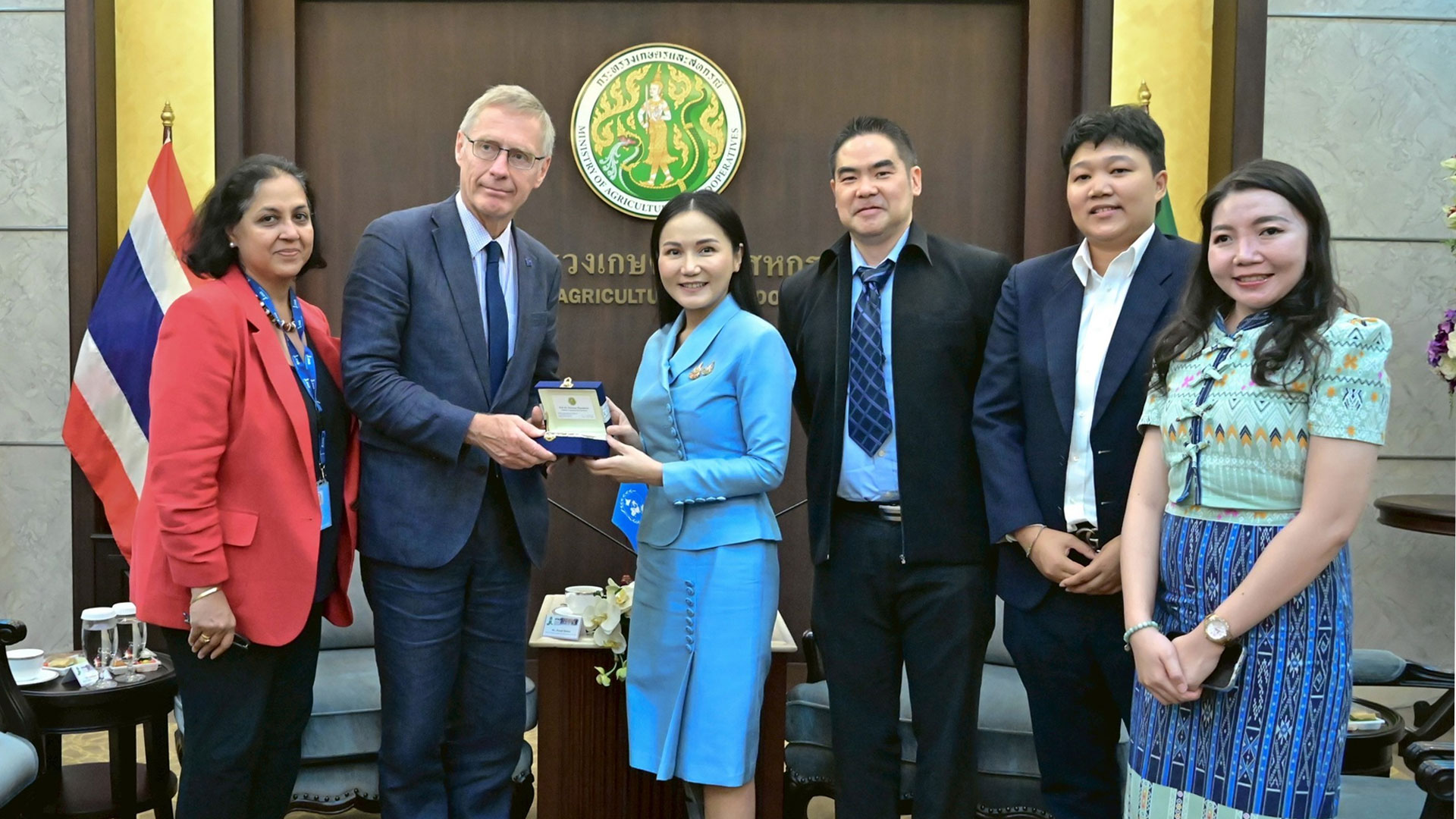 “รมว.นฤมล” กระชับสัมพันธ์ ไทย – IFAD เสริมแกร่งสำนักงานภูมิภาคเอเชียแปซิฟิก ยืนยัน ไทยพร้อมสนับสนุนเต็มที่ เพื่อยกระดับเกษตรกรรมให้เข้มแข็ง มั่นคง 1 กระชับสัมพันธ์2