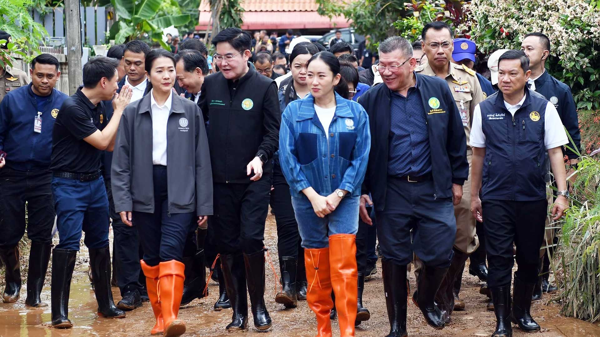 นายกฯ สั่งเร่งแก้ปัญหาน้ำท่วม พญาเม็งราย เตรียมแผนป้องกัน ระยะสั้น - กลาง - ยาว 1 นายกฯ2 1