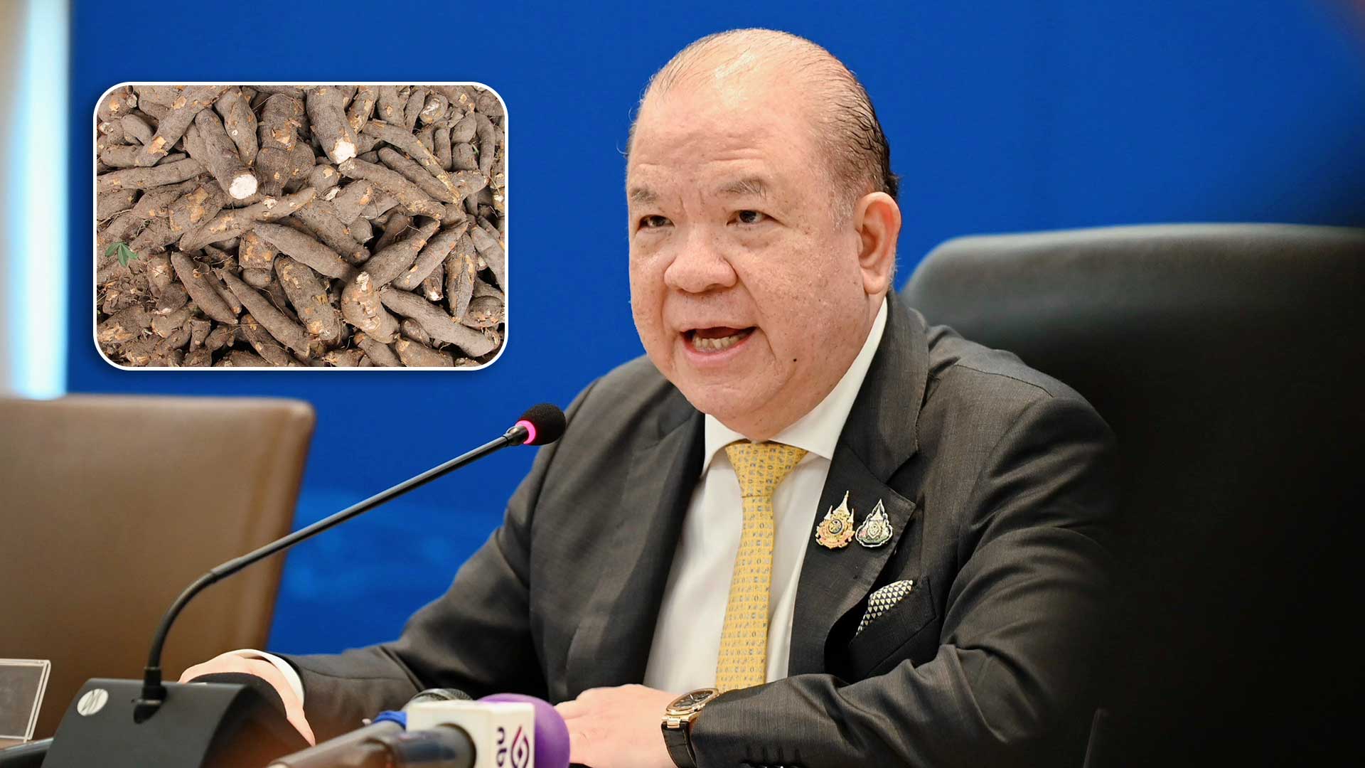 รมว.พาณิชย์ สั่งเพิ่มความเข้มงวดนำเข้ามันสำปะหลังจากกัมพูชา ปกป้องราคาเกษตรกรไทย 1 พิชัยสั่งเพิ่มความเข้มงวด3