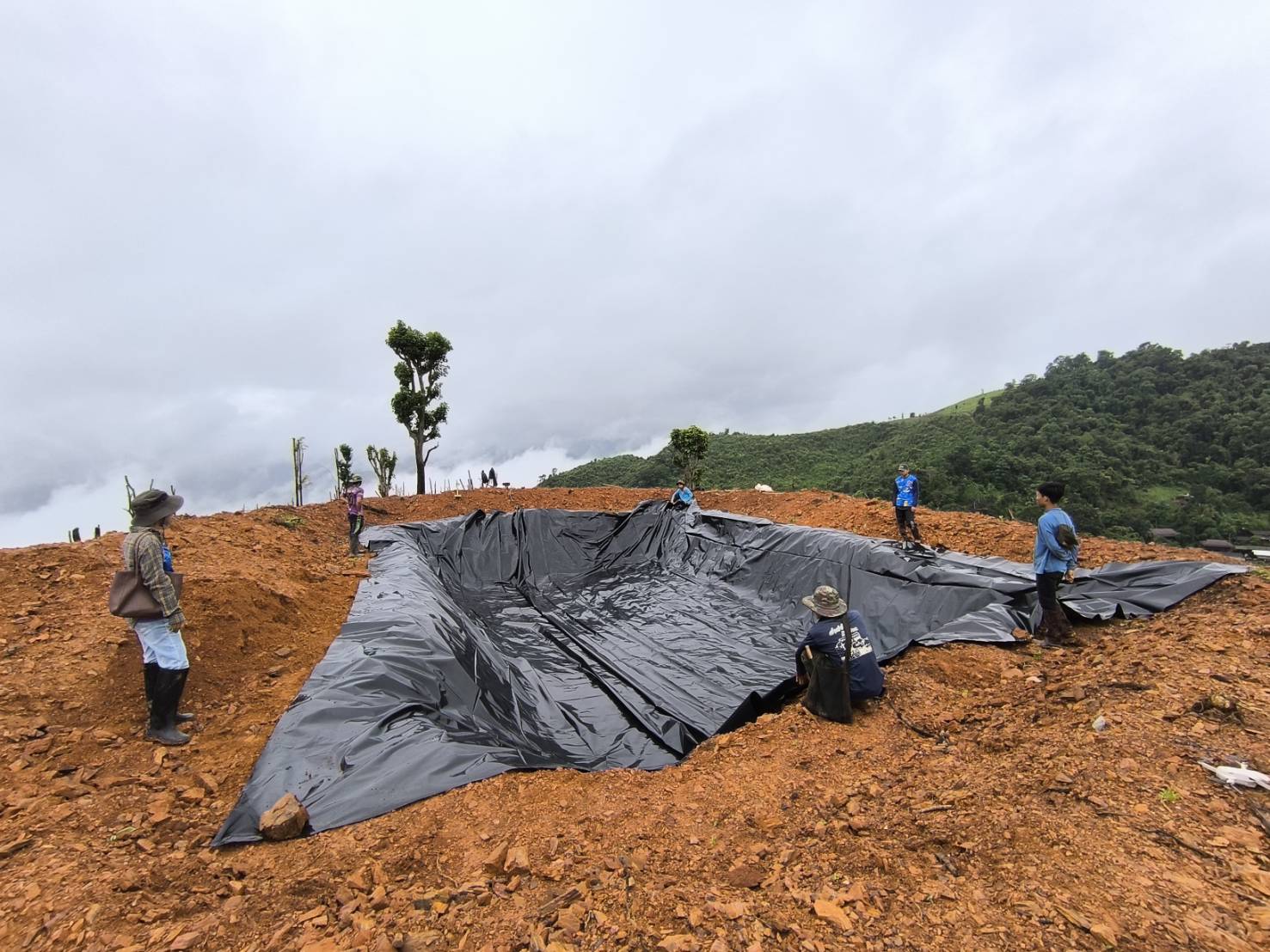 สวพส. จัดการน้ำบนพื้นที่สูง…เปลี่ยนชีวิตชุมชน…สู่ความมั่นคงทางอาหารอย่างยั่งยืน 4 ภาพสวพส3