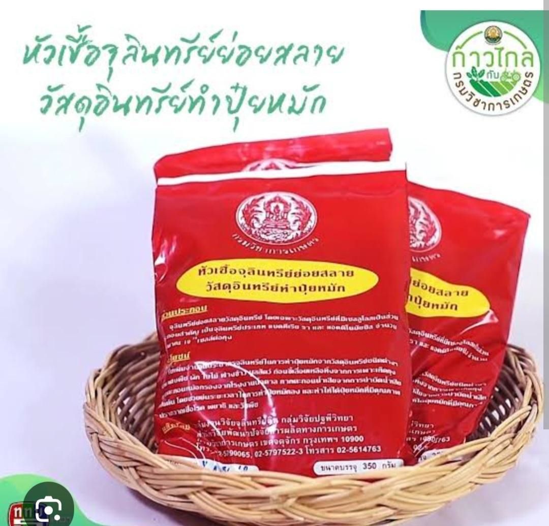 หัวเชื้อจุลินทรีย์ย่อยสลายวัสดุอินทรีย์ เร่งกระบวนการผลิตปุ๋ยหมัก ลดการเผาเศษซากพืช ช่วยเกษตรกรเพิ่มผลผลิตอย่างยั่งยืน 2 902120