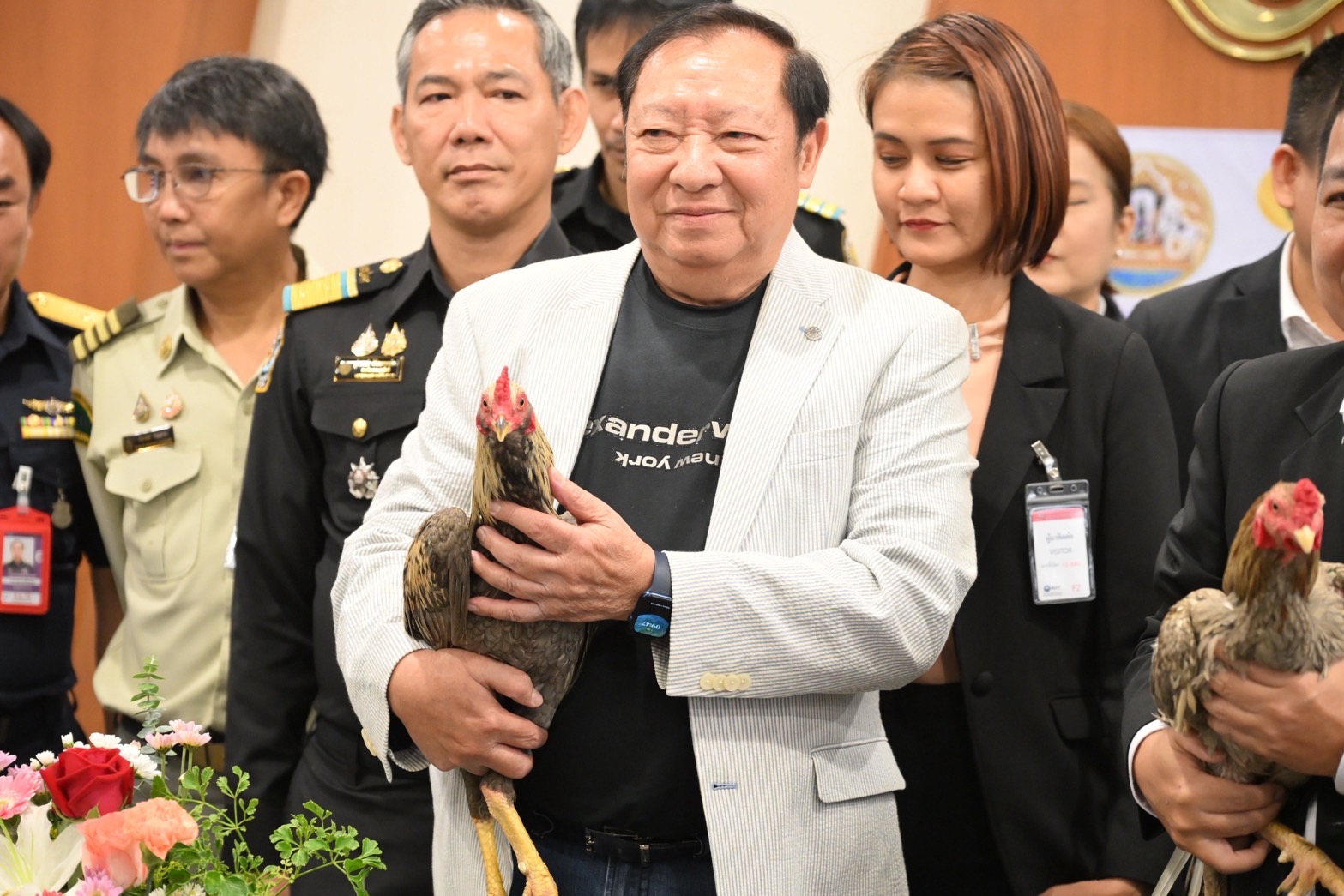 รมว.เกษตรฯ ดันส่งออกล็อตแรก ไก่พื้นเมืองมีชีวิต (AYAM Bangkok) ไปอินโดนีเซีย 13 S 7110843