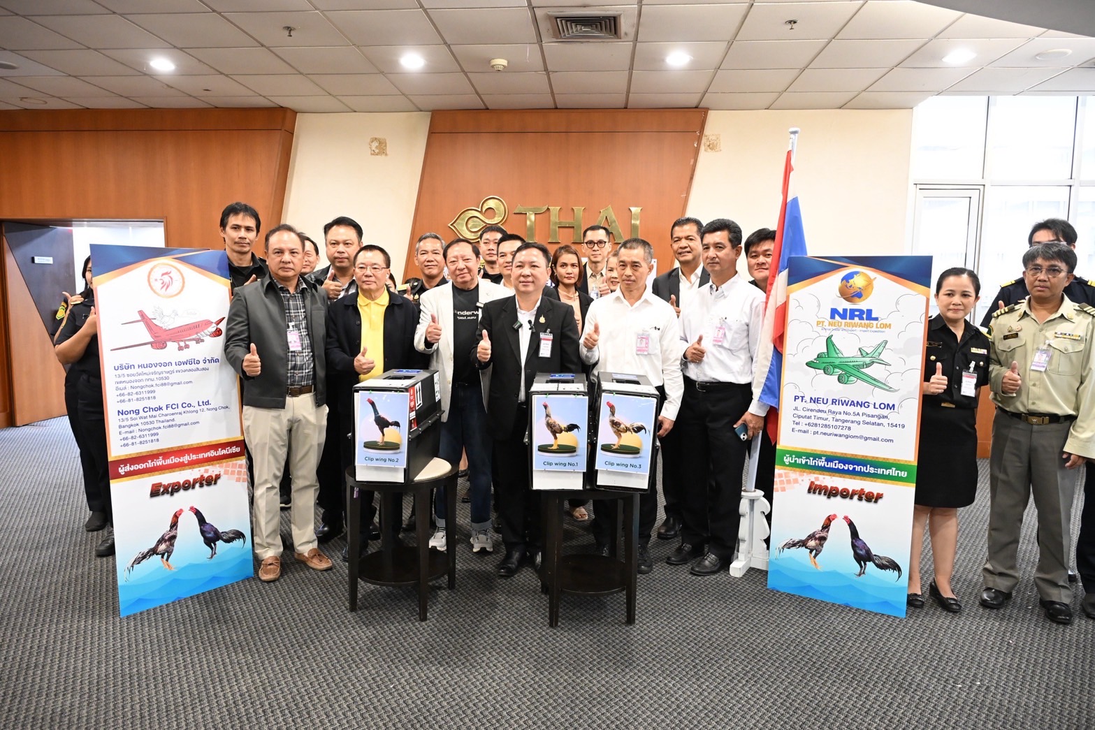 รมว.เกษตรฯ ดันส่งออกล็อตแรก ไก่พื้นเมืองมีชีวิต (AYAM Bangkok) ไปอินโดนีเซีย 18 S 7110848