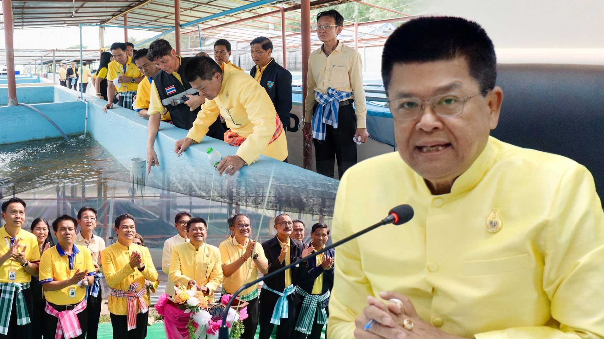 กรมประมงจับมือ กฟผ.เปิดตัว “โรงเพาะเลี้ยงกุ้งก้ามกรามพลังงานแสงอาทิตย์”เป็นศูนย์กลางการเรียนรู้และหนุนอาชีพ สร้างรายได้ท้องถิ่น 1 กรมประมง จับมือ กฟผ3