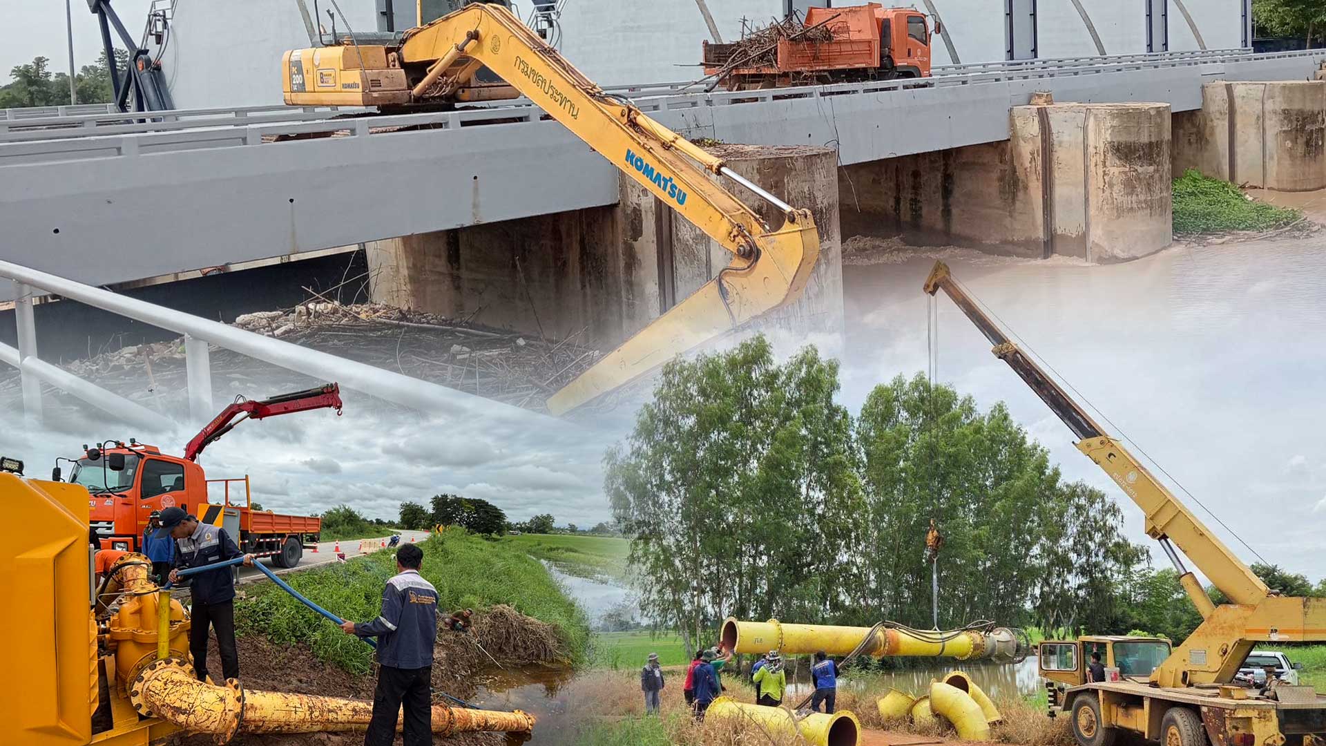 ชป.จับตาลุ่มน้ำยมเฝ้าระวังใกล้ชิด ป้องเมืองสุโขทัย 1 จับตาลุ่มน้ำยม3