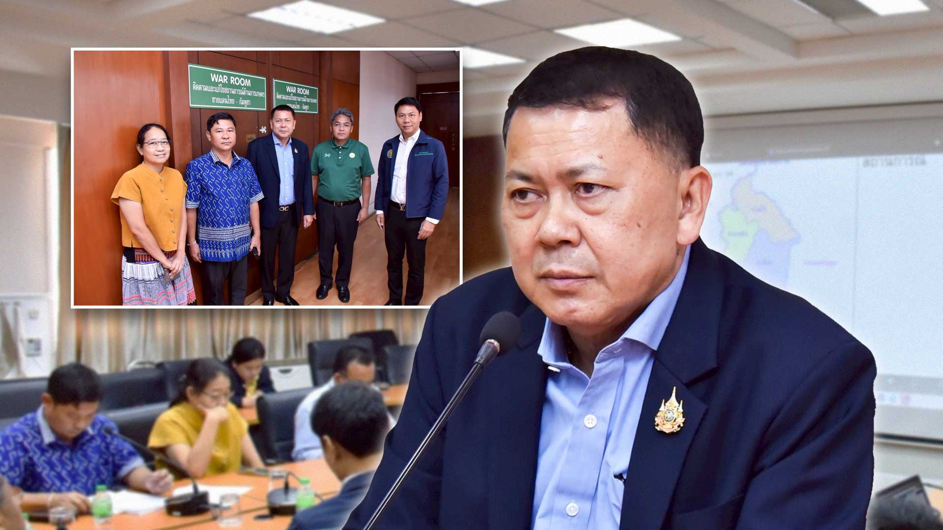 ปลัดเกษตรฯ เกาะติดสถานการณ์ชายแดนไทย-กัมพูชา พร้อมให้ความช่วยเหลือประชาชนและเกษตรกรในพื้นที่ 1 ปลัดเกษตรฯ2 1