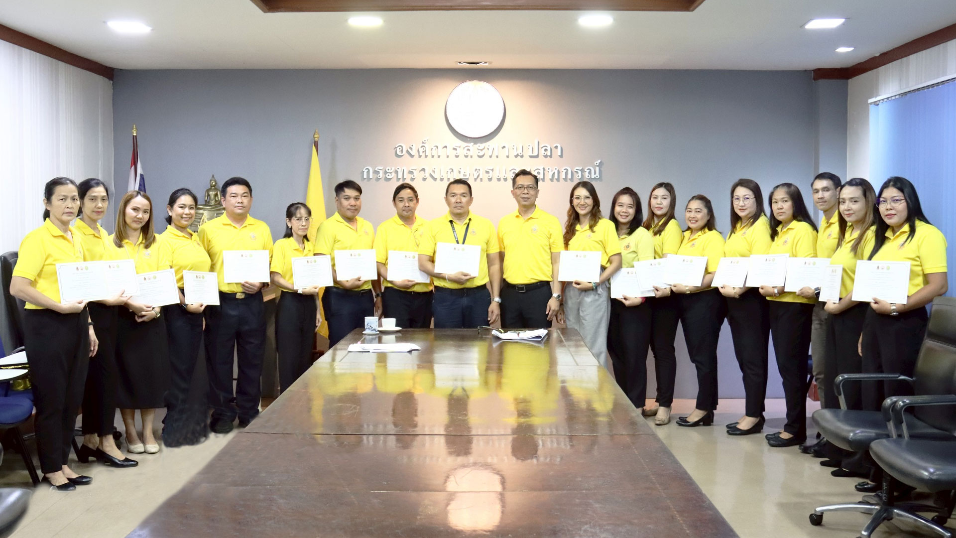 อสป. มุ่งมั่นในภารกิจ คว้า “คุณธรรมต้นแบบ” จาก คณะกรรมการส่งเสริมคุณธรรมแห่งชาติ ด้วยความซื่อสัตย์สุจริต โปร่งใส เป็นธรรม 1 อสป2
