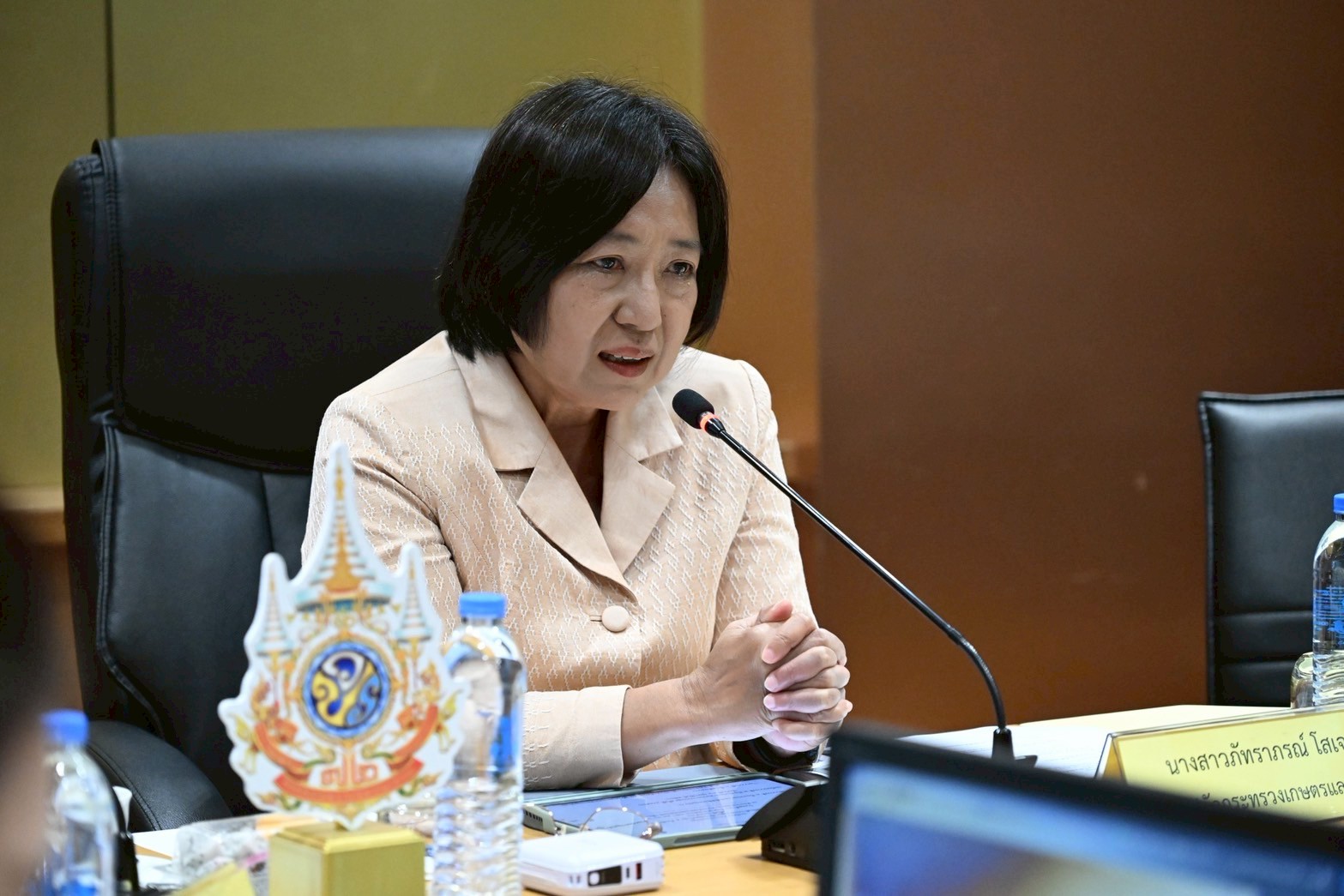 รองปลัดเกษตรฯ เปิดประชุมคณะกรรมการบริหารนโยบายสินค้าเกษตรและบริการมูลค่าสูง 1 ท้องถิ่น 1 สินค้าเกษตรมูลค่าสูง ครั้งที่ 2/2568 2 01 1