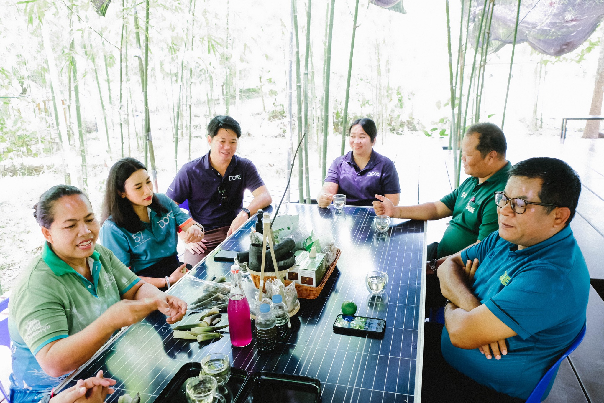 วิสาหกิจชุมชนสวนไผ่มีสุข แหล่งท่องเที่ยวเชิงเกษตรคาร์บอนต่ำ ใช้นวัตกรรมแปรรูปผลิตภัณฑ์ สร้างรายได้ตลอดปี 5 4 1