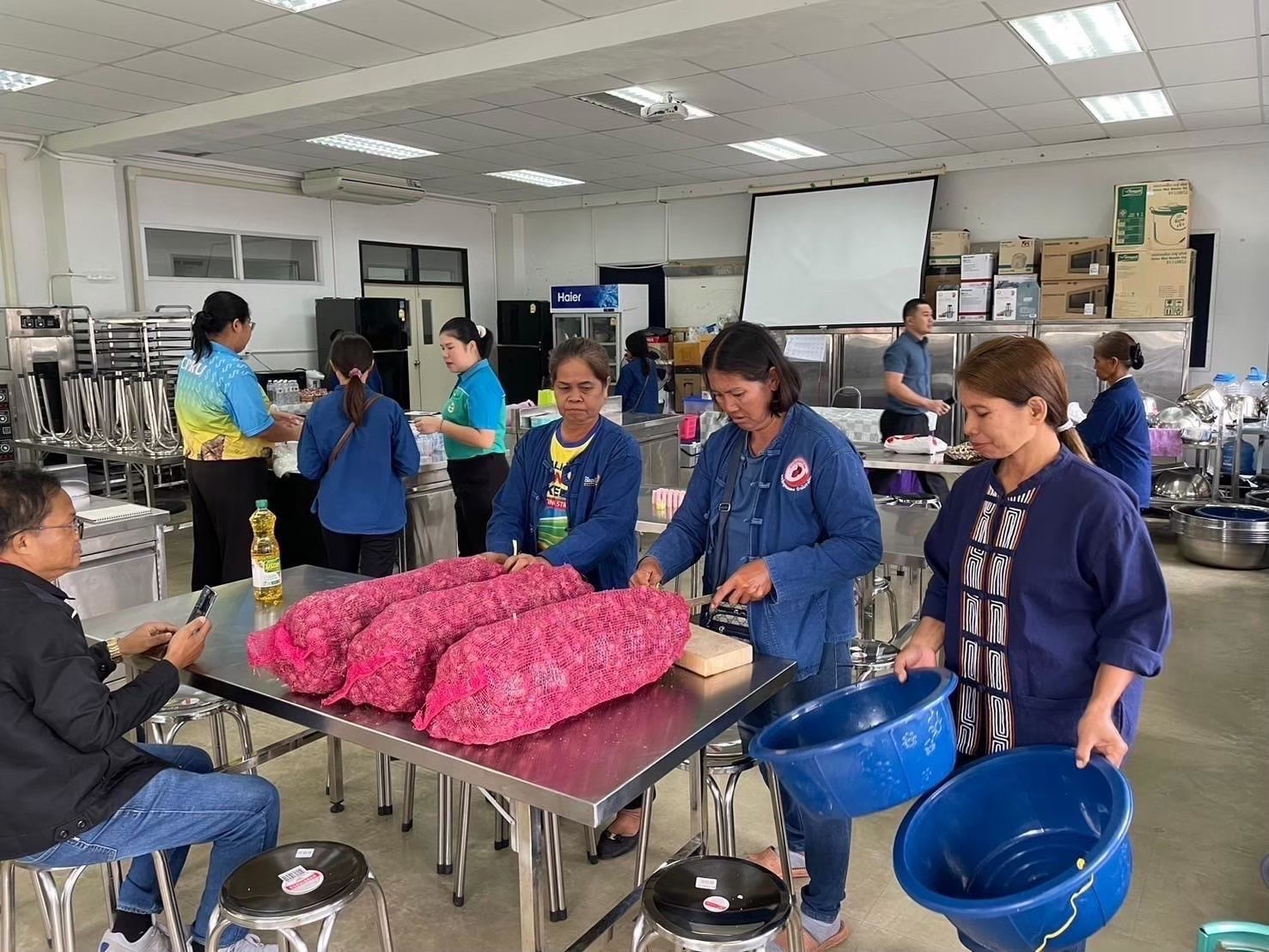 แปลงใหญ่หอมแดงบ้านโปร่งมีชัย จ.ชัยภูมิ ผลิตหอมแดงคุณภาพ สร้างรายได้เสริมให้เกษตรกรในพื้นที่ 6 LINE ALBUM หอมแดง 250814 3 0