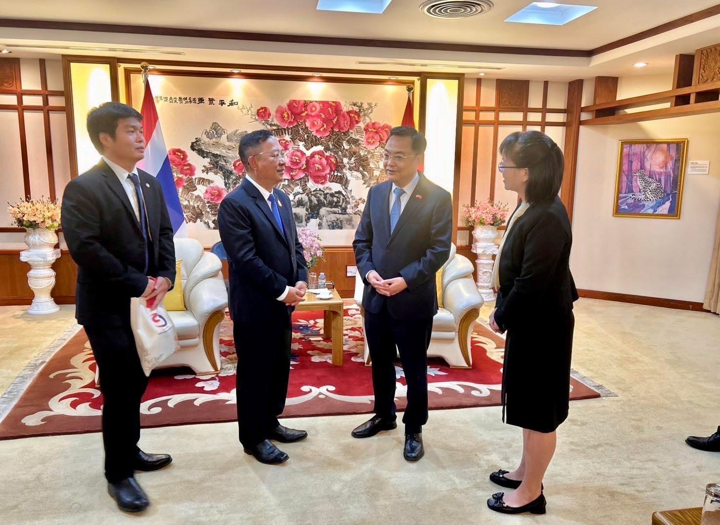 อธิบดีกรมปศุสัตว์ เข้าเยี่ยมคารวะ เอกอัครราชทูตสาธารณรัฐประชาชนจีนประจำประเทศไทย ในโอกาสเข้ารับตำแหน่งใหม่ สานสัมพันธ์ไทย-จีน ด้านปศุสัตว์ 5 S 16121890