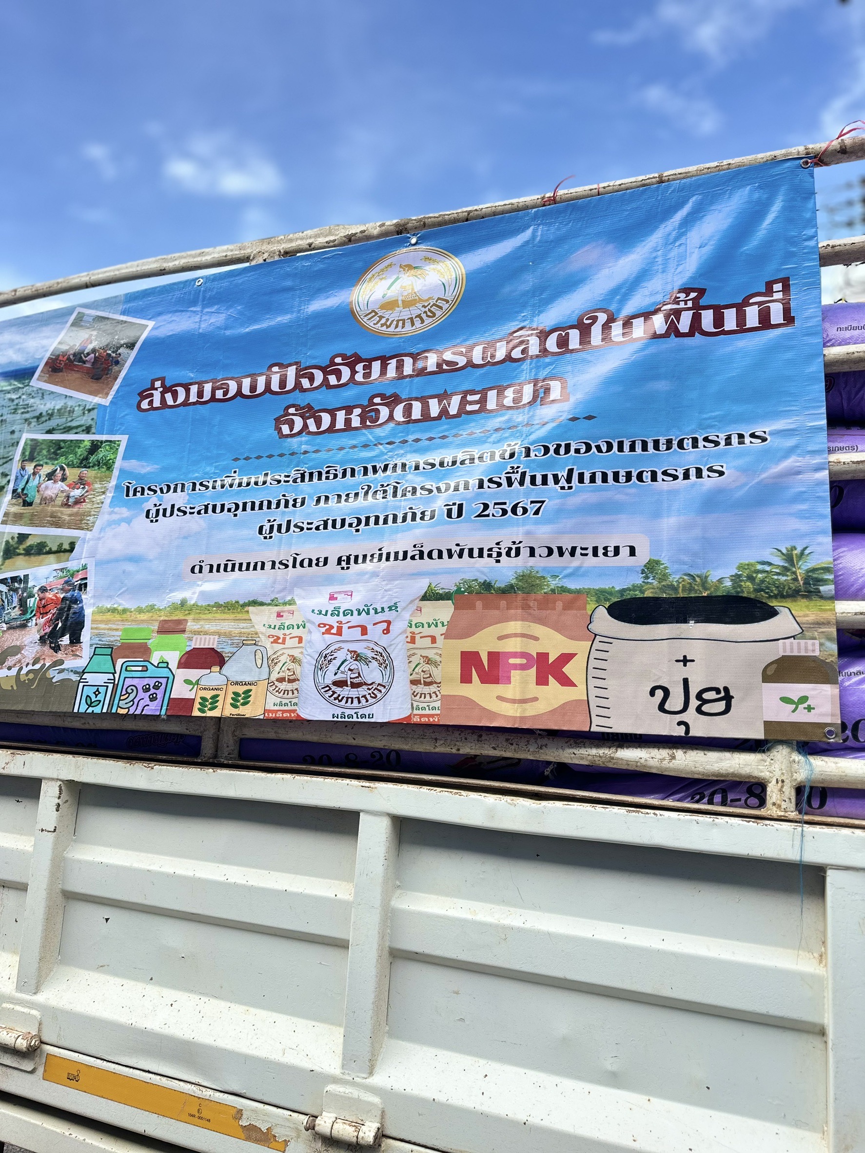 ศูนย์เมล็ดพันธุ์ข้าวพะเยา จัดเต็ม โครงการเพิ่มประสิทธิภาพการผลิตข้าวของเกษตรกรผู้ประสบอุทกภัย 4 S 16400562