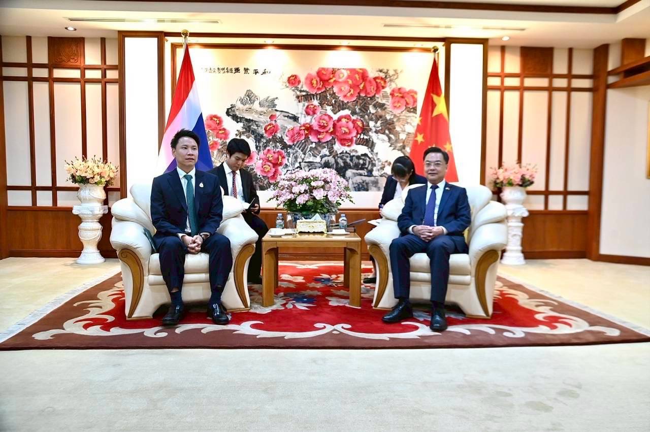 รมว.เกษตรฯ หารือเอกอัครราชทูตจีน ผลักดันความร่วมมือการค้าสินค้าเกษตรไทย-จีน 4 S 21110922