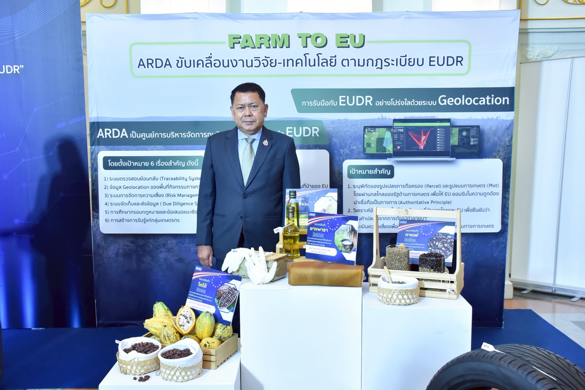 กระทรวงเกษตรฯ โดย ARDA จับมือพันธมิตร “Kick-off ยกระดับสินค้าและผลิตภัณฑ์เกษตรไทยรองรับระเบียบ EUDR” ที่จะเริ่มบังคับใช้ปลายปีนี้ พร้อมเปิดตัว 9 โครงการวิจัยนำร่อง 5 S 485376026