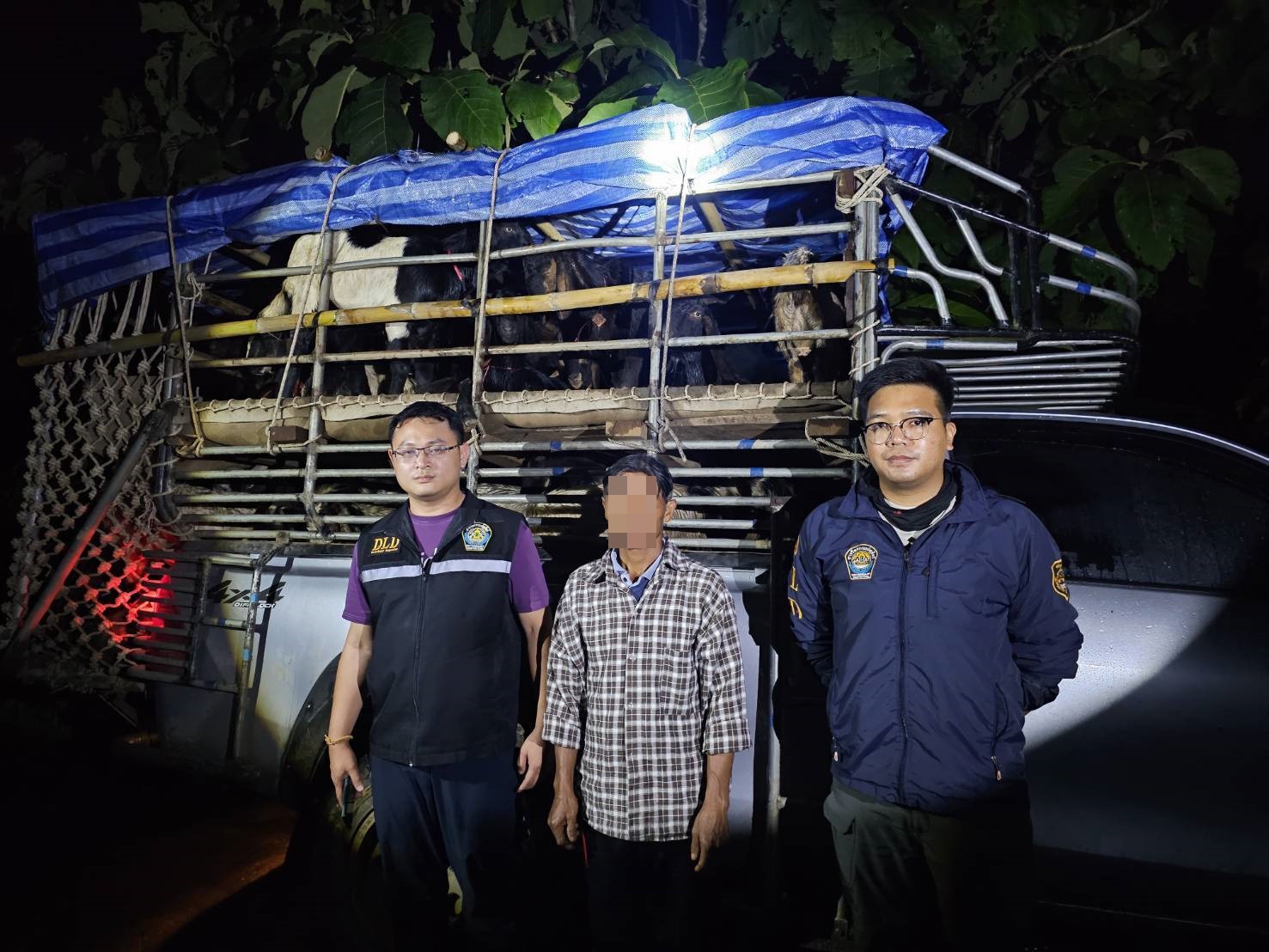 “ฉก.พญานาคราช” ตรวจยึดแพะเถื่อนในพื้นที่จังหวัดตาก 5 S 50970679สส