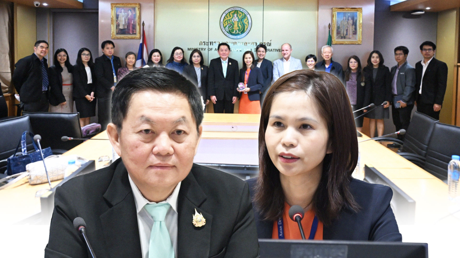 กระทรวงเกษตรฯ – ADB เดินหน้าขยายความร่วมมือ ขับเคลื่อนระบบอาหารและเกษตรด้วยนวัตกรรมและเทคโนโลยี 1 กระทรวงเกษตรฯ–ADB2