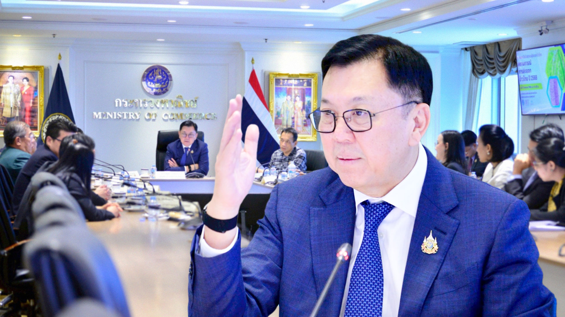 จตุพร-ฉันทวิชญ์ ถกสมาคมผู้ส่งออกข้าวไทย ร่วมแก้โจทย์ส่งออกข้าวปี 68 รับมือตลาดโลกผันผวน จับมือเร่งเจาะตลาดจีน-บังกลาเทศ-ซาอุฯ-ญี่ปุ่น ส่งเสริมเกษตรกรไทยแข่งขันได้ 1 จตุพร ฉันทวิชญ์2