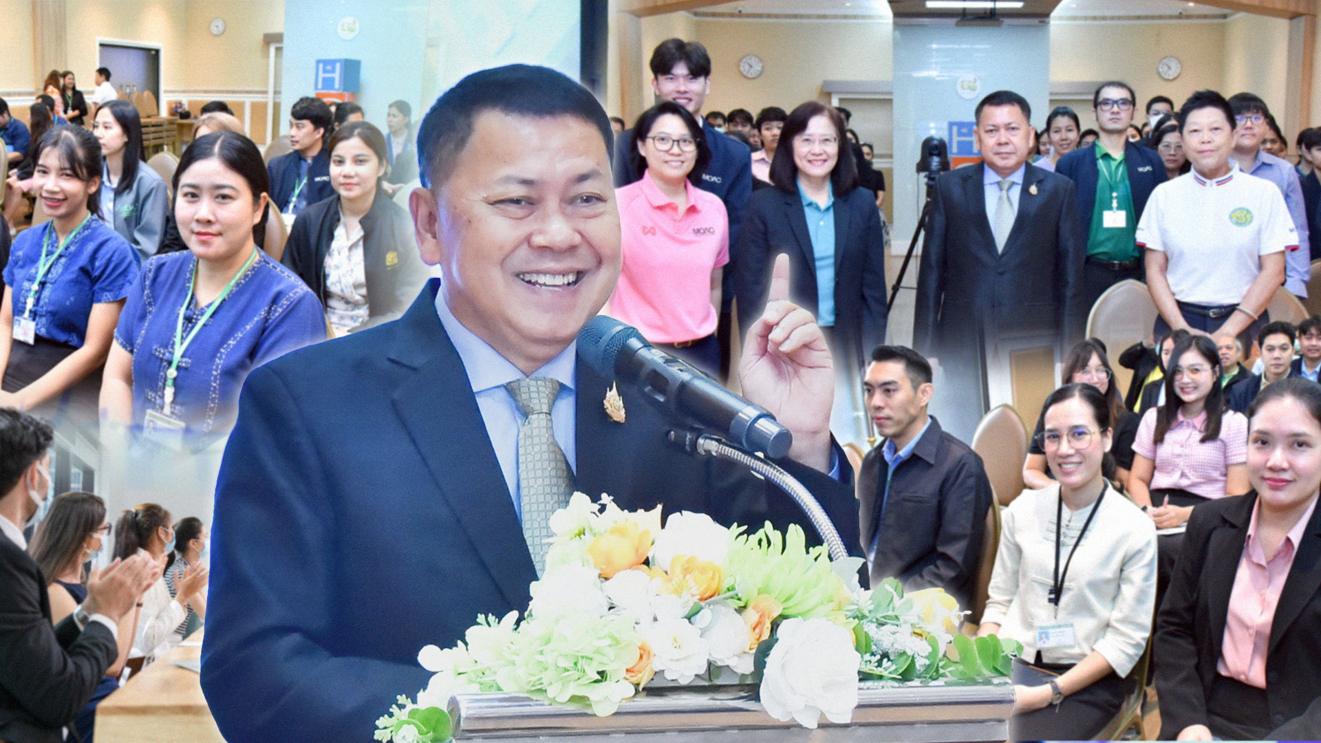 ปลัดเกษตรฯ เปิดเวทีให้คนรุ่นใหม่ร่วมแสดงแนวคิดในการพัฒนาองค์กรร่วมกันในกิจกรรม “OPSMOAC Town hall & Innovation wall” ภายใต้หัวข้อ Break a Limit : ทะลายขีดจำกัดของคน สป.กษ. 1 ปลัดเกษตรฯ เปิดเวที2