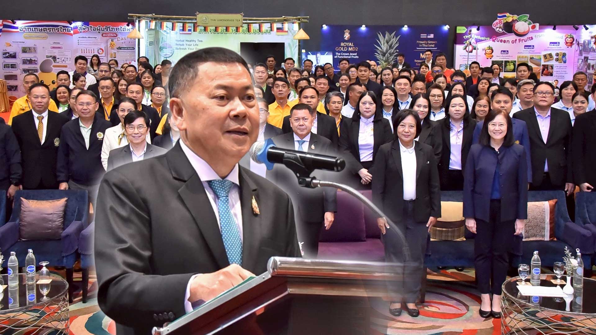 ปลัดเกษตรฯให้โอวาทผู้เข้ารับการฝึกอบรม นบส. รุ่นที่ 91 นำองค์ความรู้ไปปรับใช้ในการปฏิบัติงานให้เกิดประสิทธิภาพสูงสุด 1 ปลัดเกษตรฯให้โอวาท3