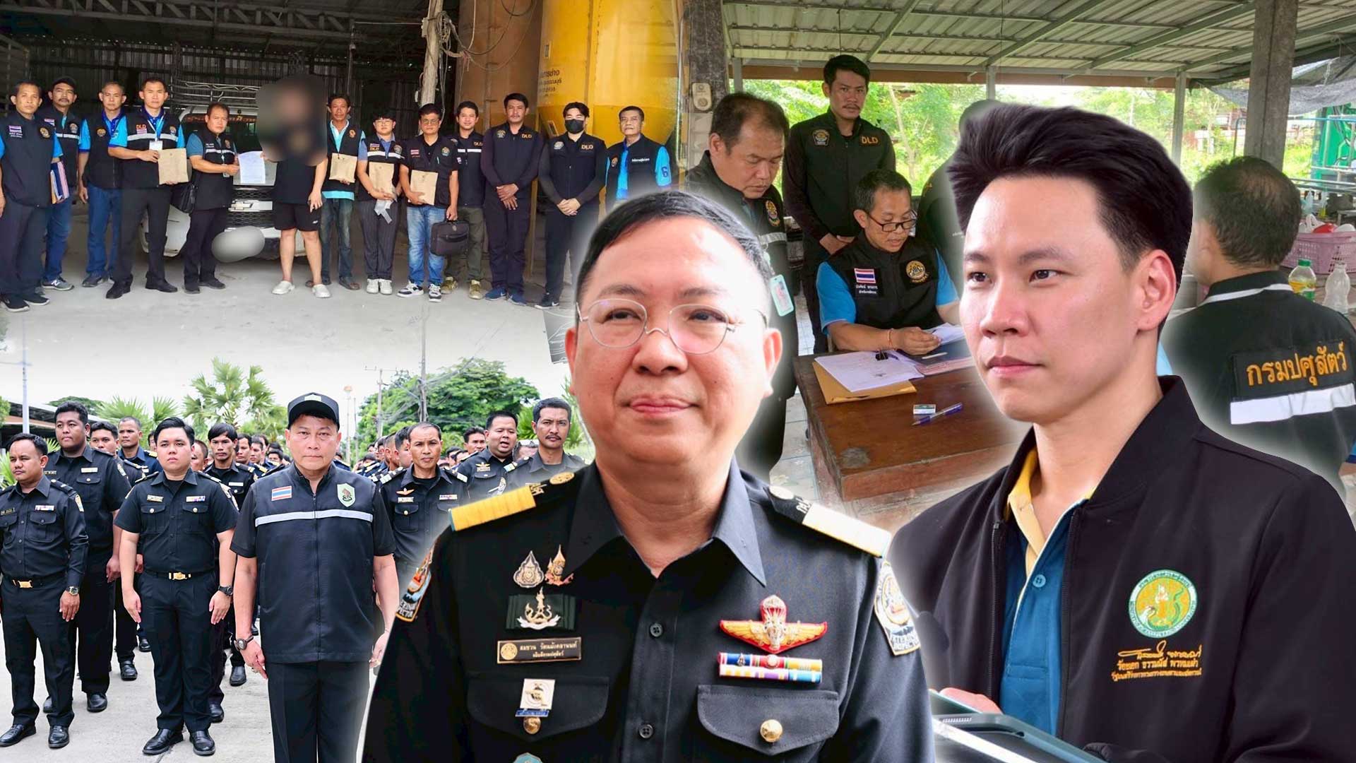 ปศุสัตว์ลุยตรวจจับแหล่งขายอาหารสัตว์เถื่อนในสุโขทัย ผิดหลายข้อหา 1 ปศุสัตว์ลุยตรวจจับ3