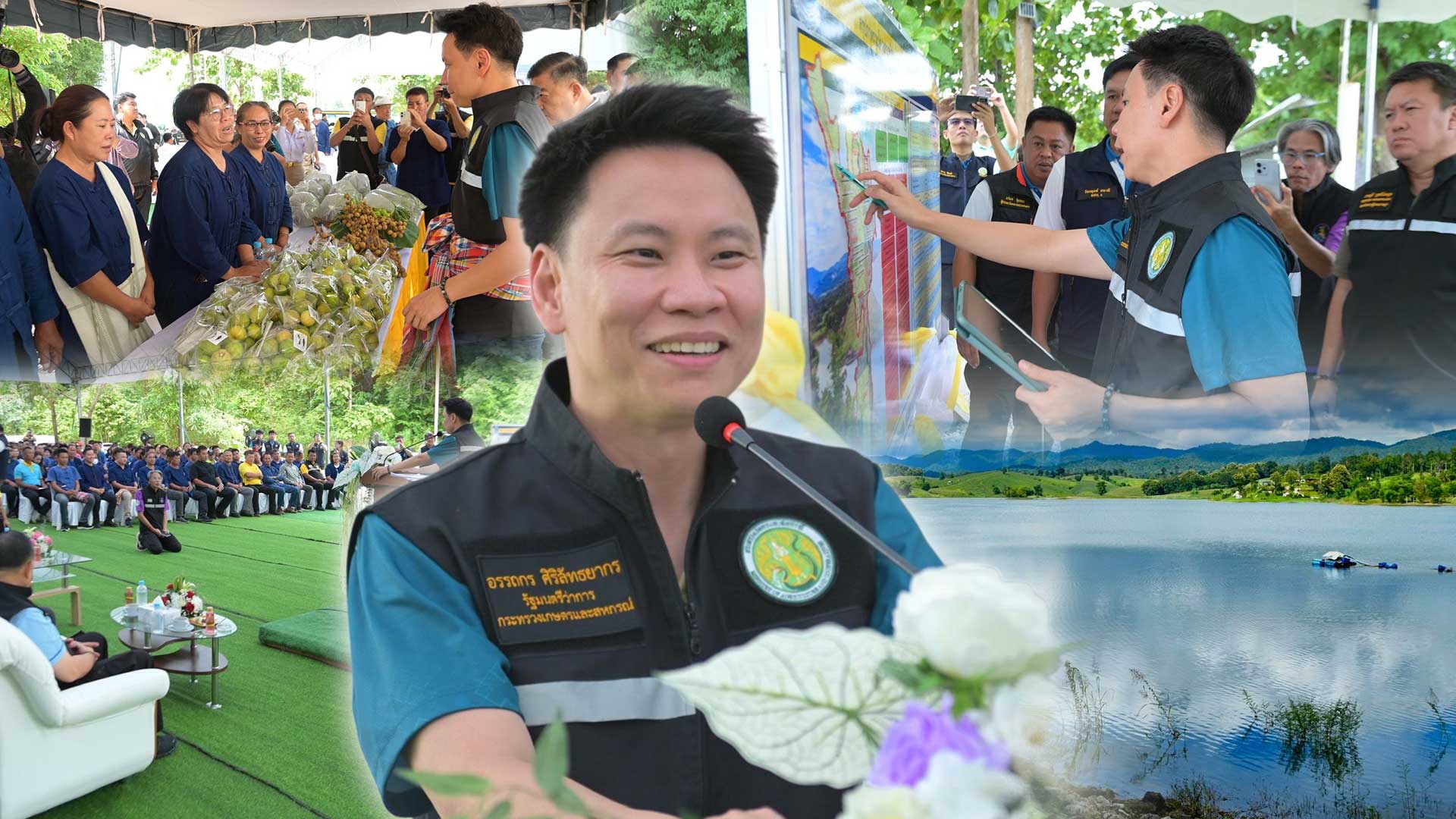 รมว.อรรถกร พบปะชาวบ้านแม่สอด สั่งเร่ง 2 โครงการพัฒนาแหล่งน้ำ คู่การสานต่อโครงการในพระราชดำริ 1 พบปะชาวบ้านแม่สอด3