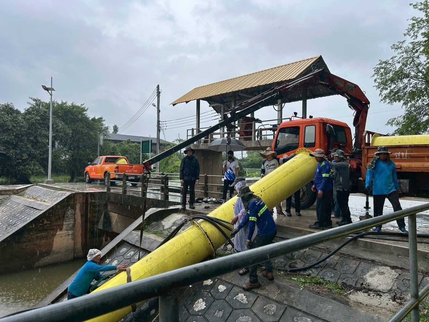 กรมชลฯ ระดมกำลังรับมือฝนเหนือ–น้ำหลาก หลัง “คาจิกิ” สลายตัว 5 ภาพชป4