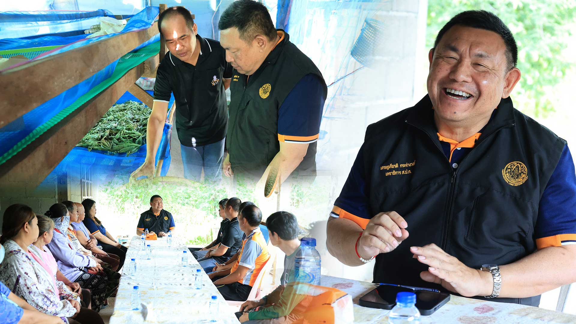 เลขาธิการ ส.ป.ก. พร้อมคณะลงพื้นที่ตรวจเยี่ยมวิสาหกิจชุมชนกลุ่มเกษตรกรโครงการปฏิรูปที่ดินพื้นที่เอกชน ตำบลพระธาตุขิงแกง อำเภอจุน จังหวัดพะเยา 1 เลขาธิการ3