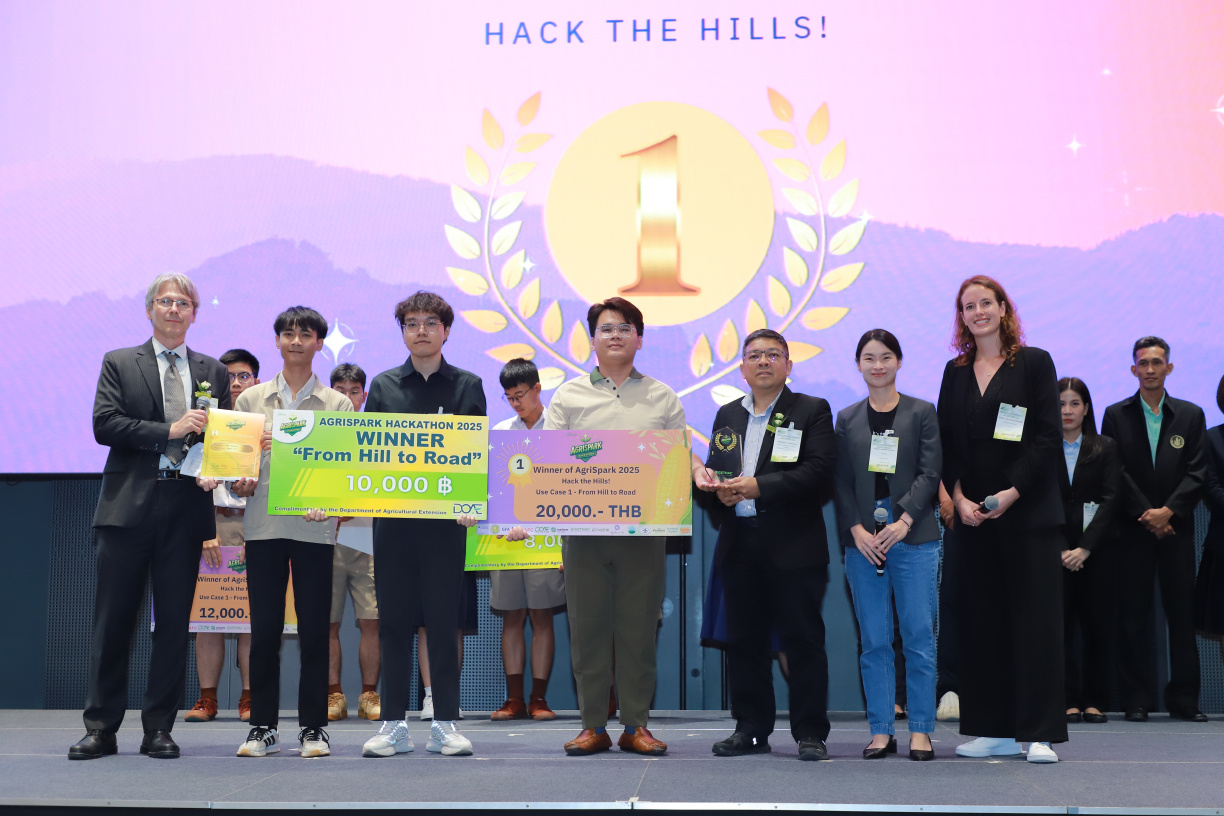 กรมส่งเสริมการเกษตร - GETHAC เผยผลการแข่งขัน AgriSpark Hackathon 2025, Hack the Hills และนวัตกรรมช่วยลดการเผาพื้นที่เกษตรในพื้นที่สูงได้อย่างยั่งยืน 4 1. ปรเภท 1 อันดับที่ 1 ทีม Kaset Ranger 0