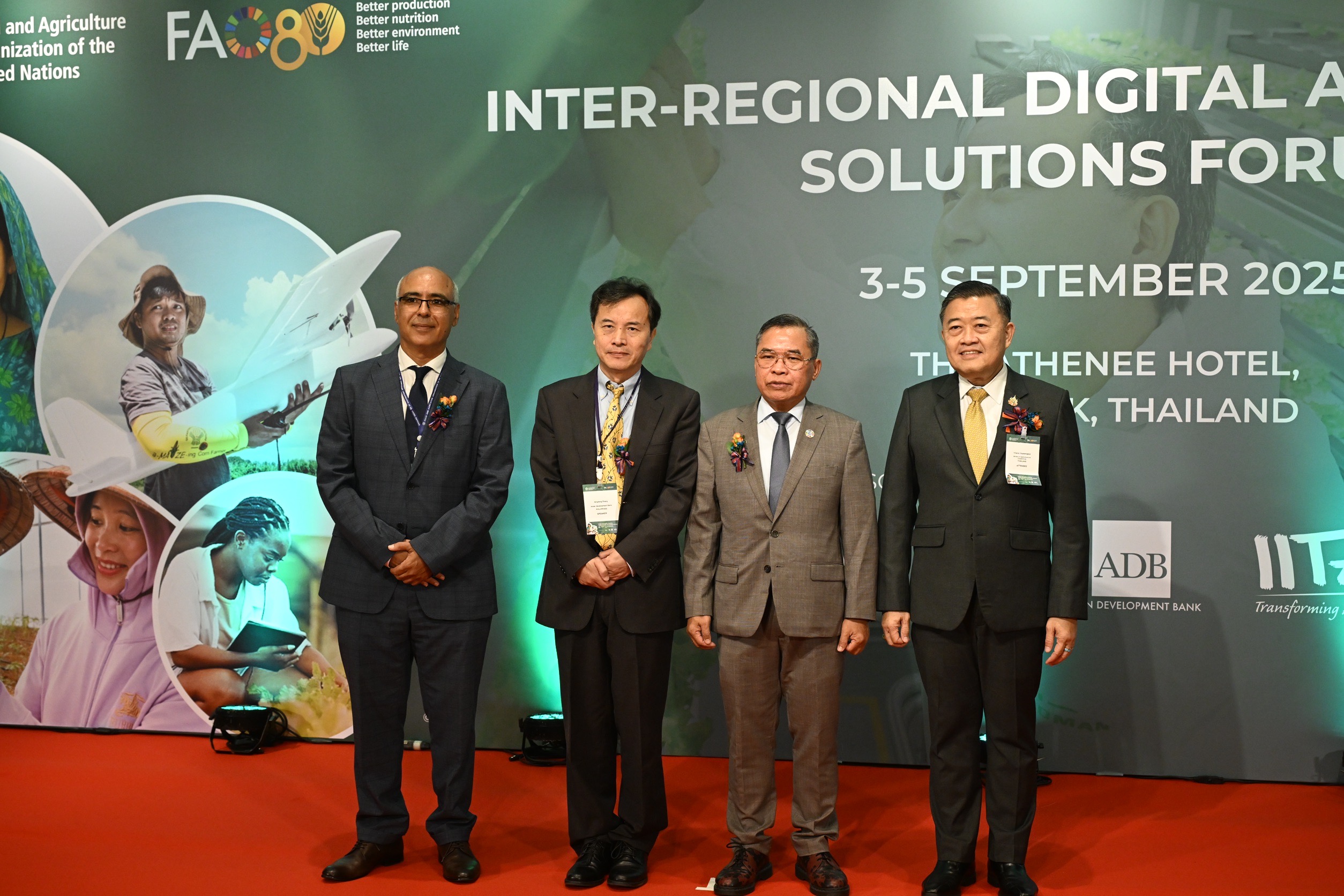 กระทรวงเกษตรฯ ร่วมกล่าวเปิดการประชุม Inter-regional Digital Agriculture Solutions Forum 2025 เน้นย้ำความมุ่งมั่นขับเคลื่อนนโยบายเกษตรดิจิทัลไทยในอนาคต 3 10 1