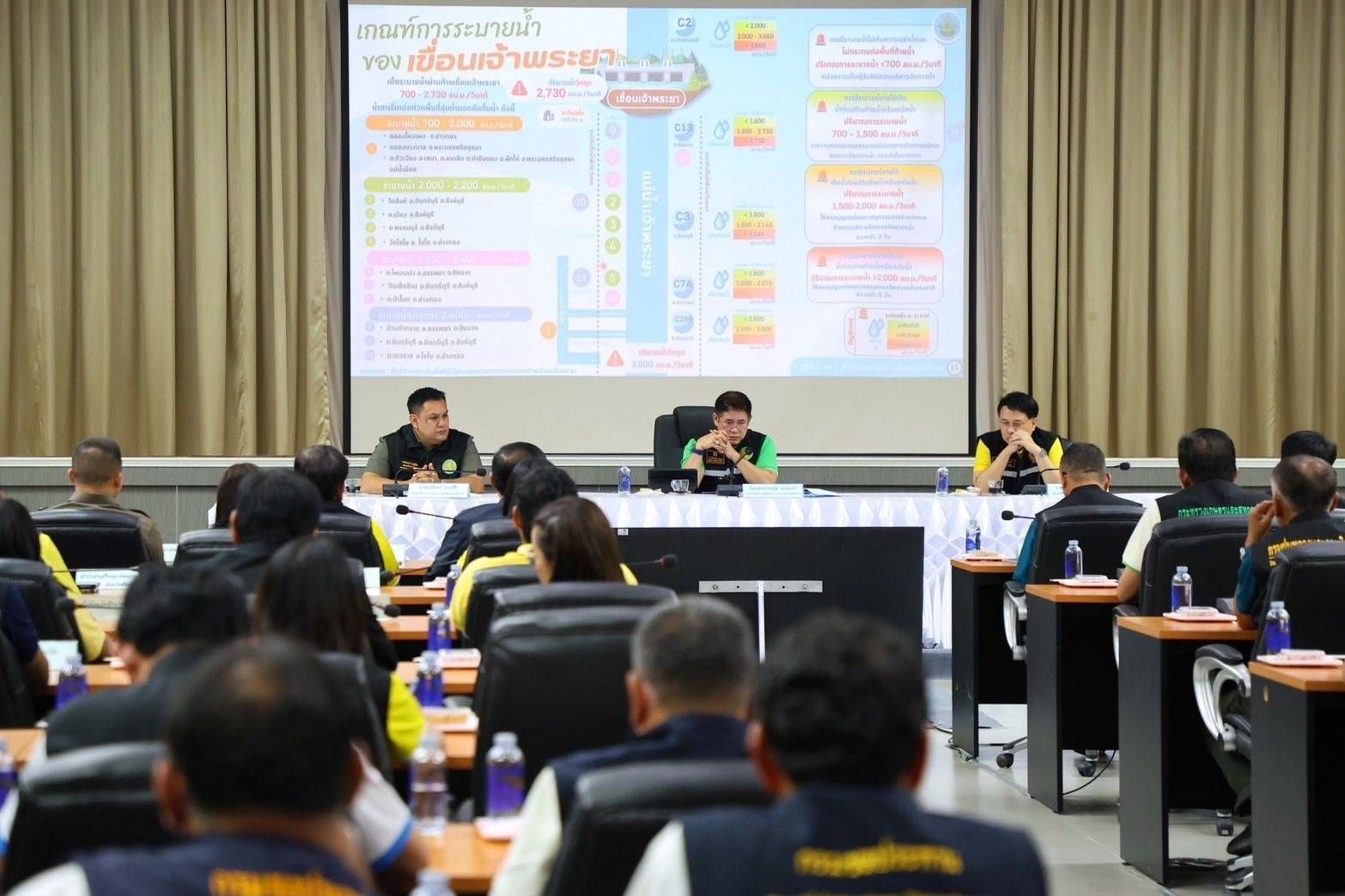 เขื่อนพระรามหก “ธงแดง” ระดับน้ำเกณฑ์วิกฤต 7 1086810