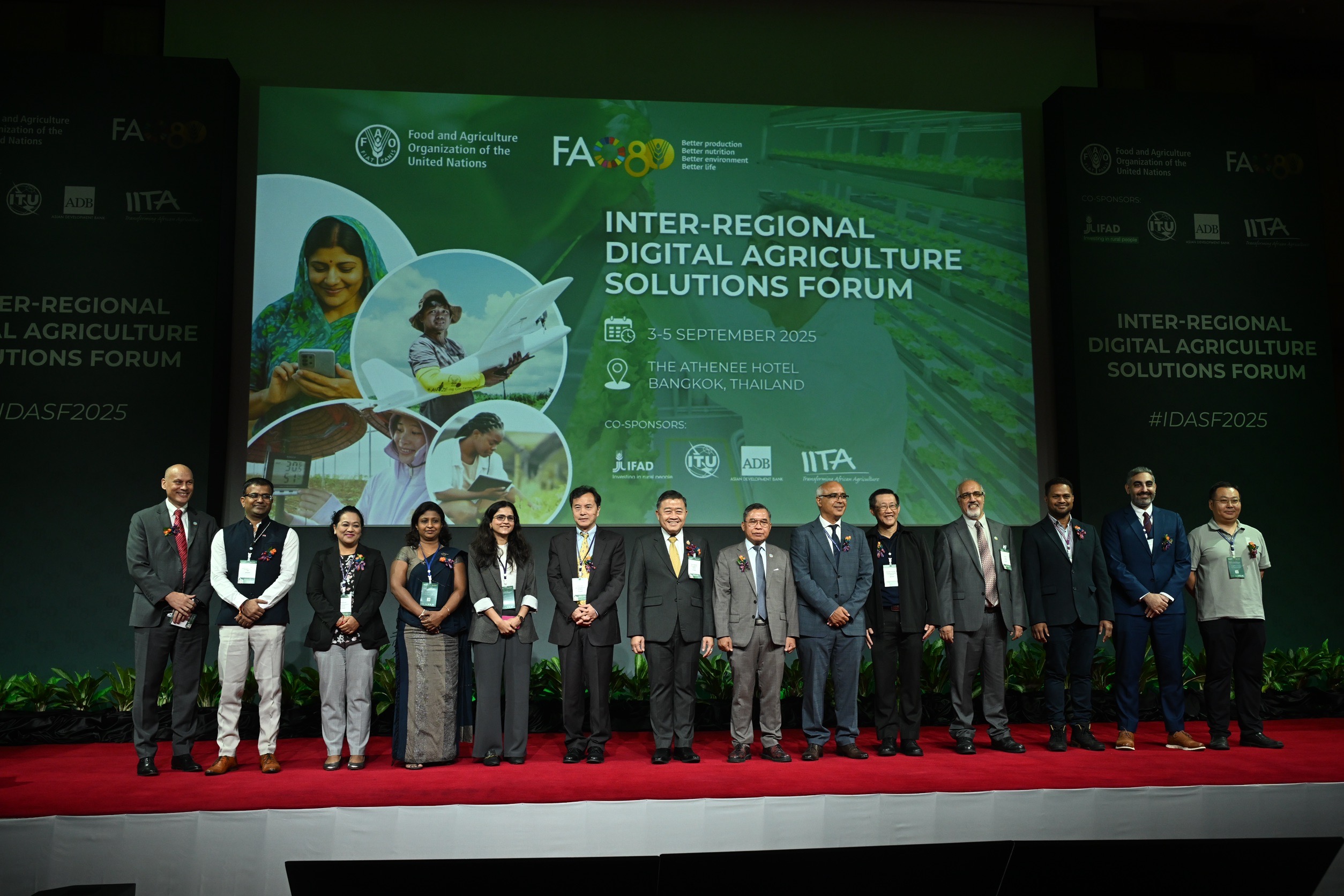 กระทรวงเกษตรฯ ร่วมกล่าวเปิดการประชุม Inter-regional Digital Agriculture Solutions Forum 2025 เน้นย้ำความมุ่งมั่นขับเคลื่อนนโยบายเกษตรดิจิทัลไทยในอนาคต 8 12