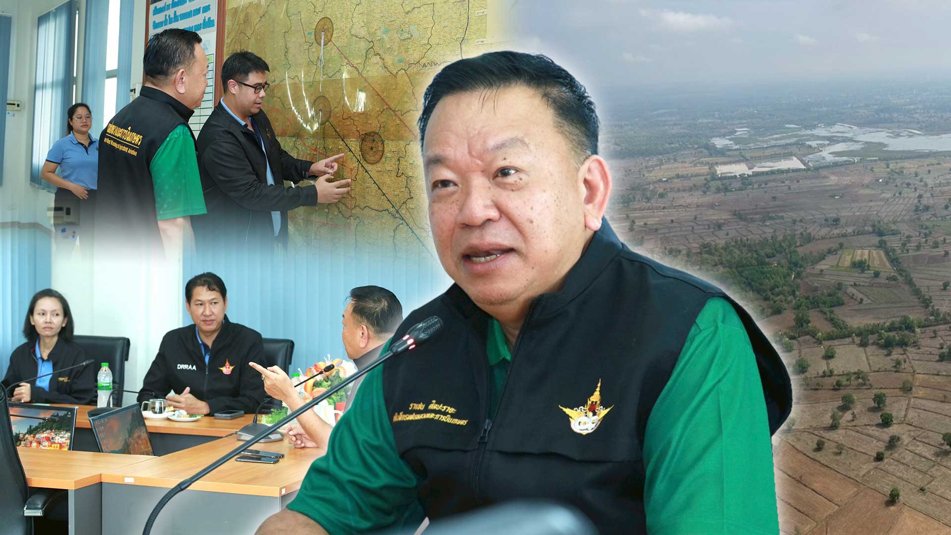 กรมฝนหลวงฯ ช่วยพื้นที่ทุ่งกุลาร้องไห้ต่อเนื่อง เน้นย้ำวางแผนปฏิบัติการไม่ให้กระทบพื้นที่เสี่ยงเกิดอุทกภัย และปฏิบัติการเชิงรุกช่วยพื้นที่ขาดแคลนน้ำก่อนหมดฤดูฝนนี้ 1 กรมฝนหลวงฯ3