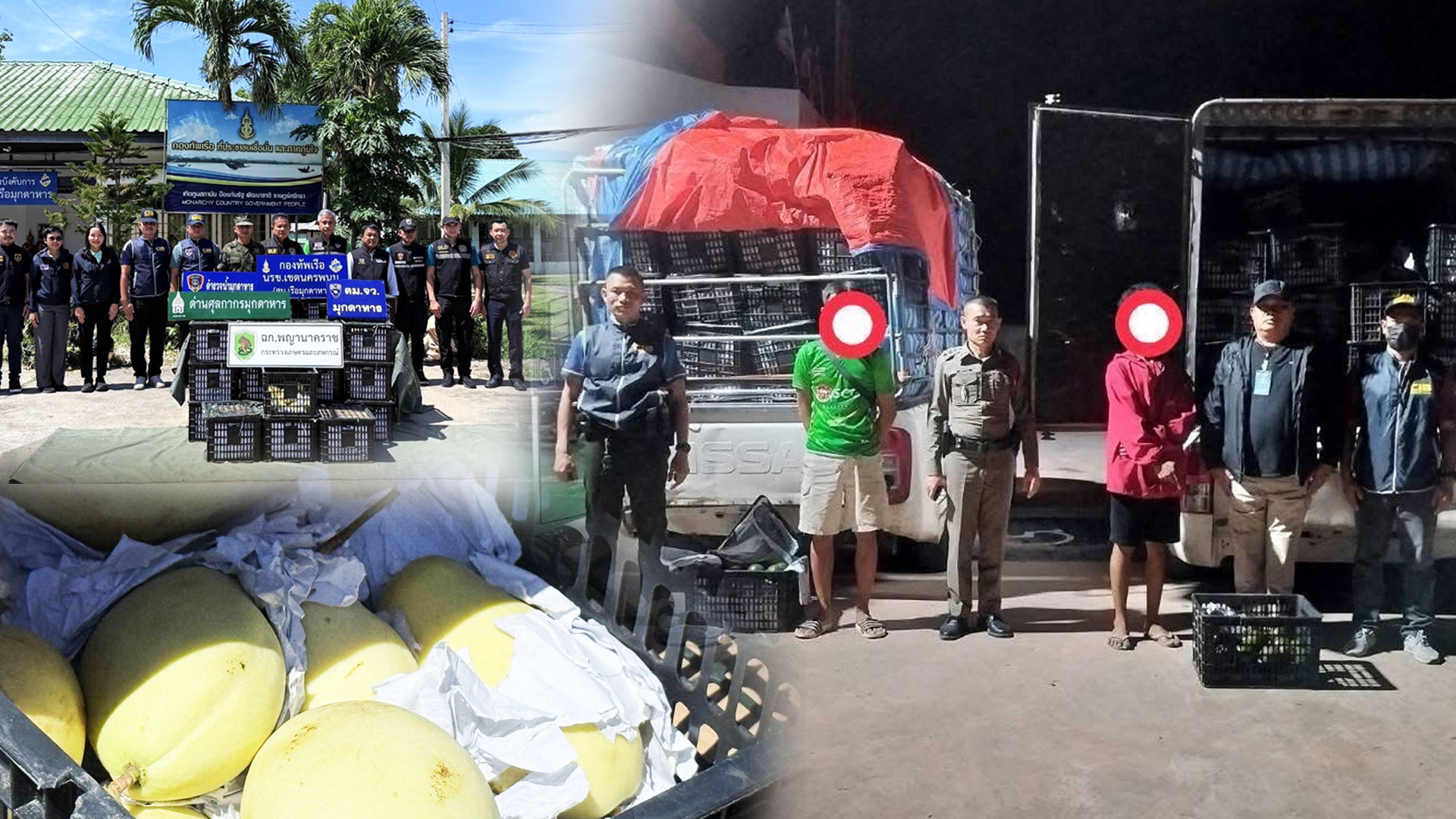 “ฉก.พญานาคราช” ตรวจเข้มการลักลอบนำเข้าพืชเถื่อนในจังหวัดมุกดาหาร 1 ฉก.พญานาคราช2