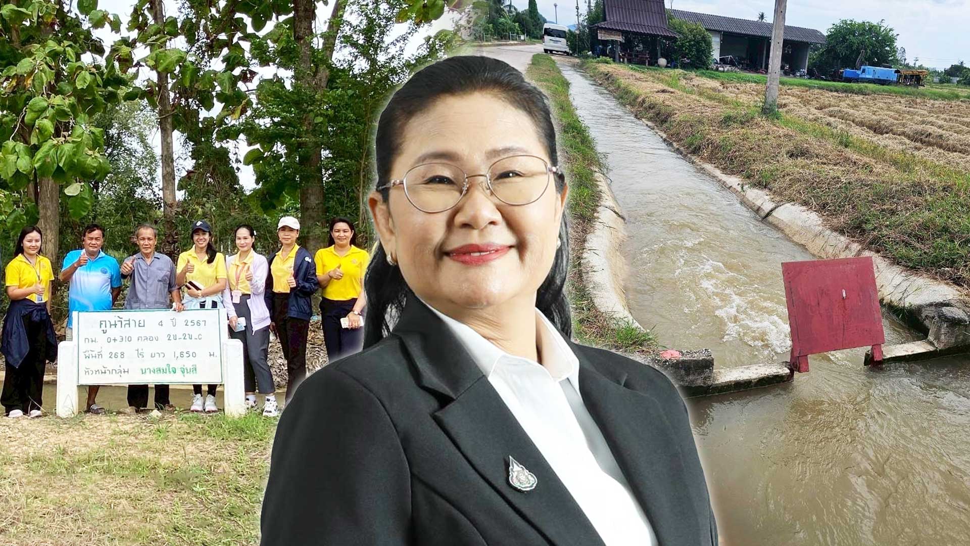 โครงการปรับปรุงคลองส่งน้ำ ท่ามะกา ระยะ 5 ช่วยเกษตรกร 40 ครัวเรือน ผลผลิตและรายได้เพิ่ม 1 ปรับปรุงคลองส่งน้ำ2