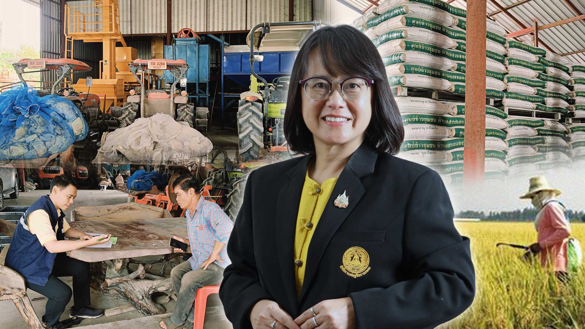 ‘แปลงใหญ่ทั่วไป (ข้าว)’ จ.สุพรรณบุรี ผลิตข้าว GAP คุณภาพ แหล่งให้บริการเครื่องจักรกลการเกษตรในพื้นที่ สร้างรายได้ให้กลุ่ม 810,000 บาท/ปี 1 แปลงใหญ่ทั่วไป3