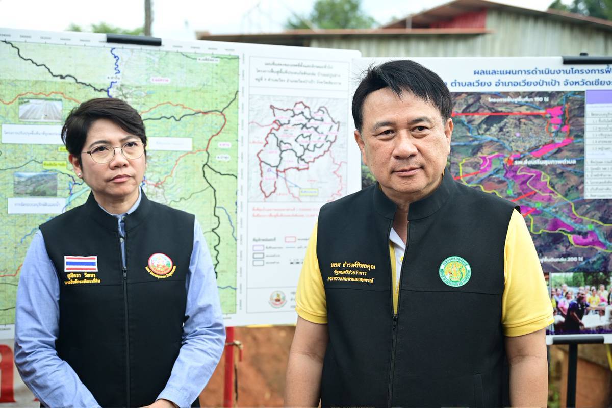 “รมช.นเรศ” ลงพื้นที่เวียงป่าเป้า ตรวจแผนฟื้นฟูพื้นที่เกษตรเสียหายจากพายุยางิ สั่งเร่งซ่อมสะพานแม่ปูนล่าง ฟื้นดินฟื้นนา 350 ไร่ ดันโครงการอ่างเก็บน้ำ เกษตรพืชทางเลือกเพิ่มรายได้ 3 3716123